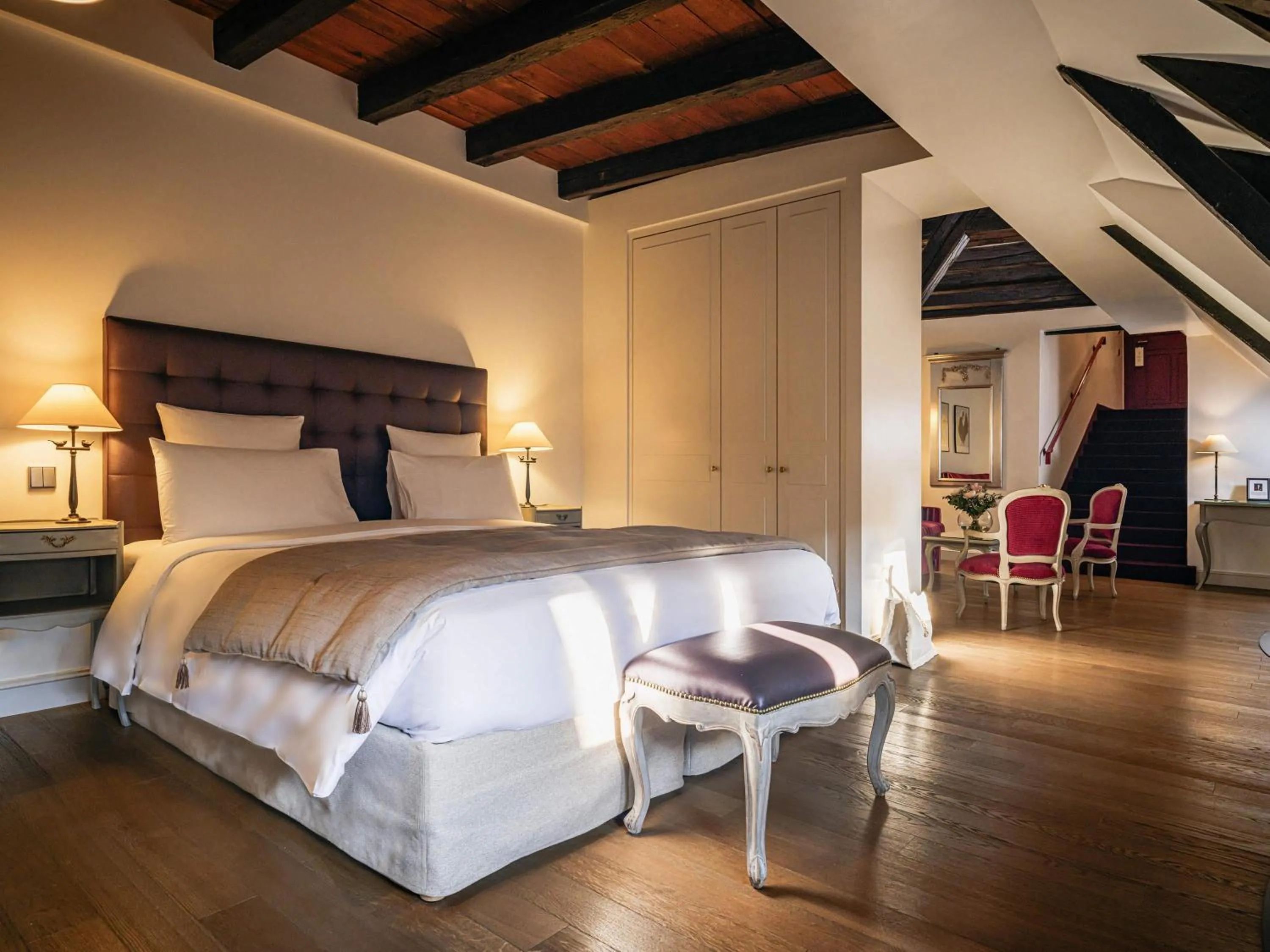 Photo of the whole room, Bed in Cour du Corbeau Hotel Strasbourg - MGallery Collection