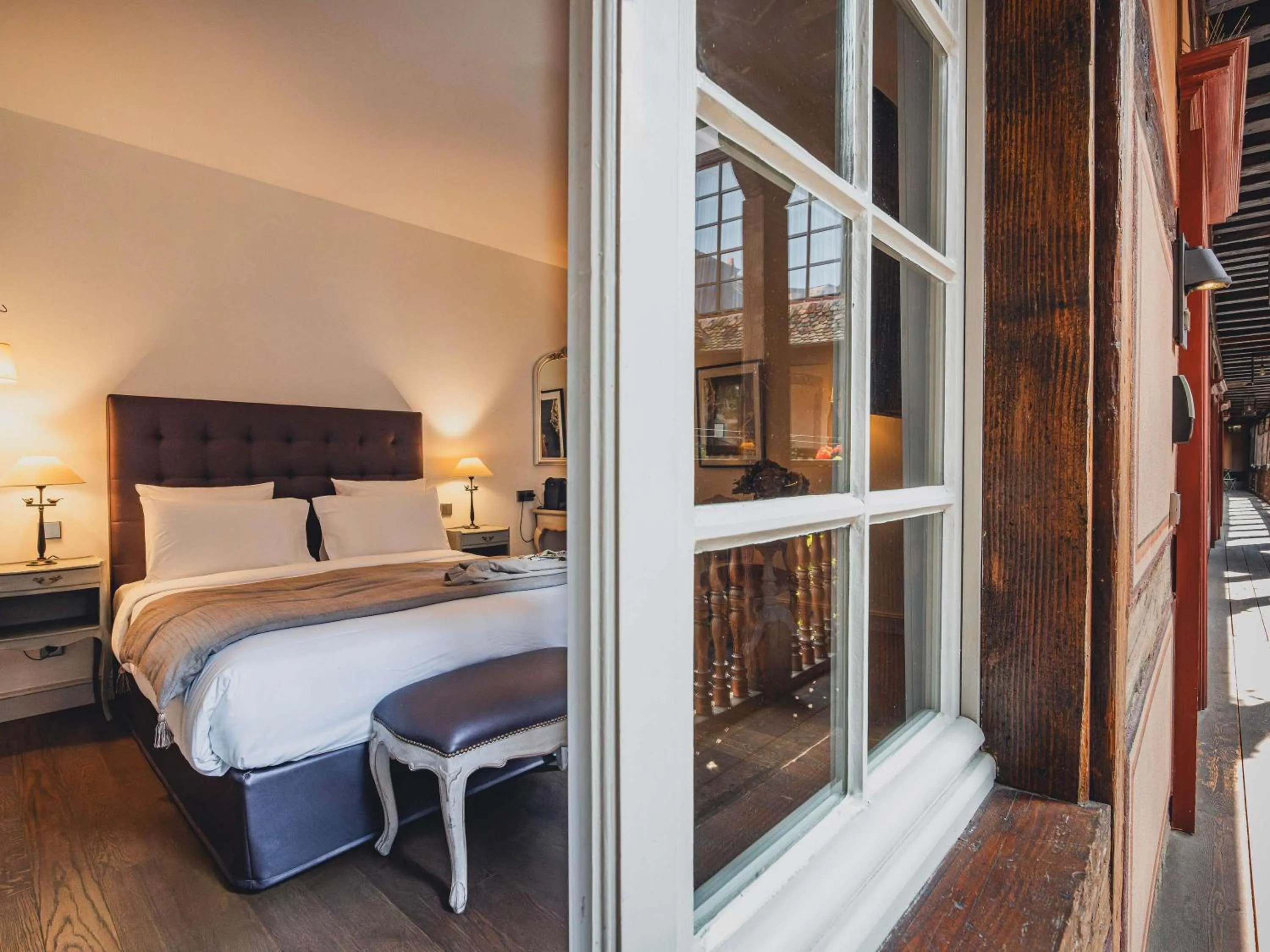 Bedroom, Bed in Cour du Corbeau Hotel Strasbourg - MGallery Collection