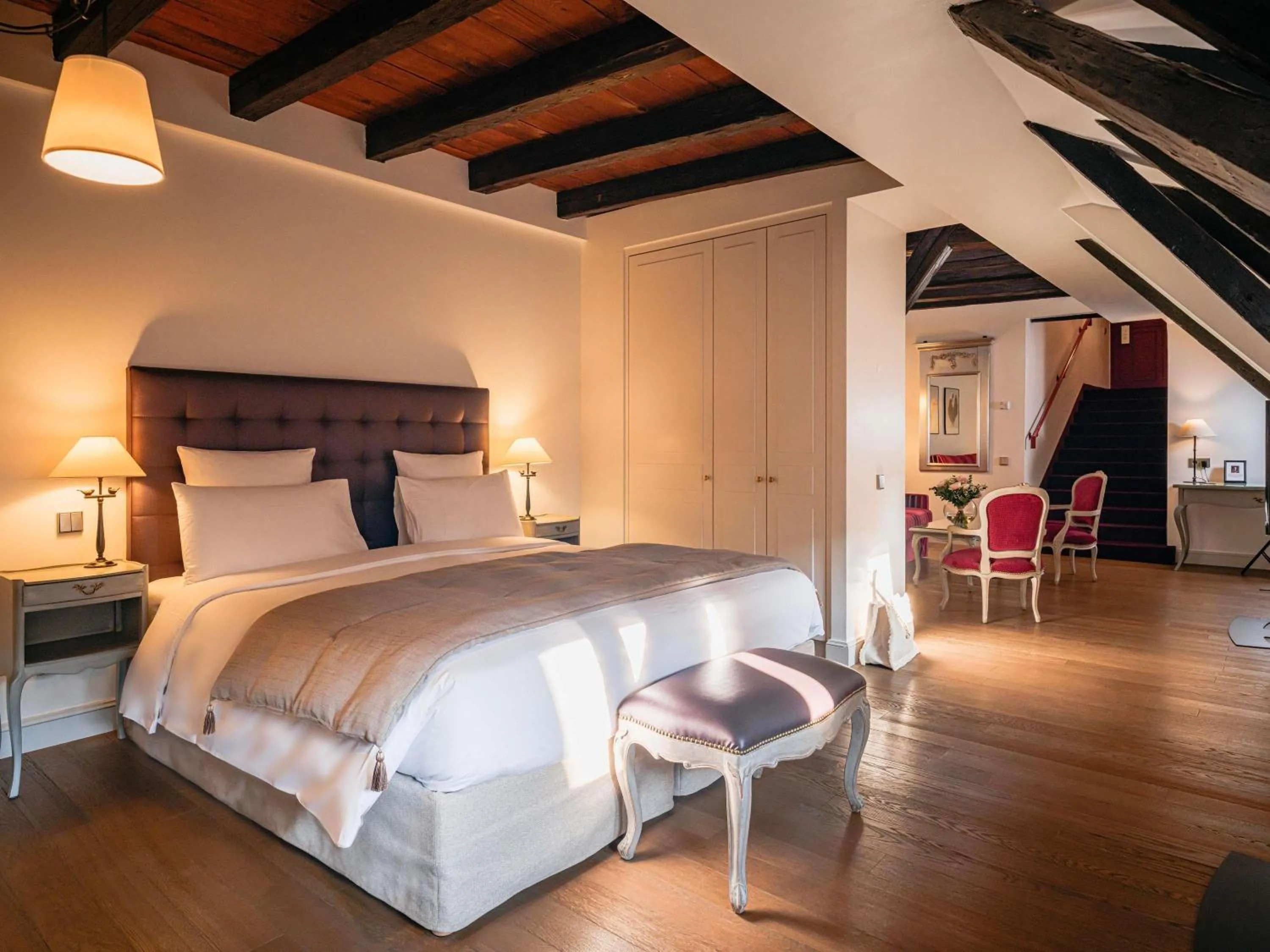 Bedroom, Bed in Cour du Corbeau Hotel Strasbourg - MGallery Collection