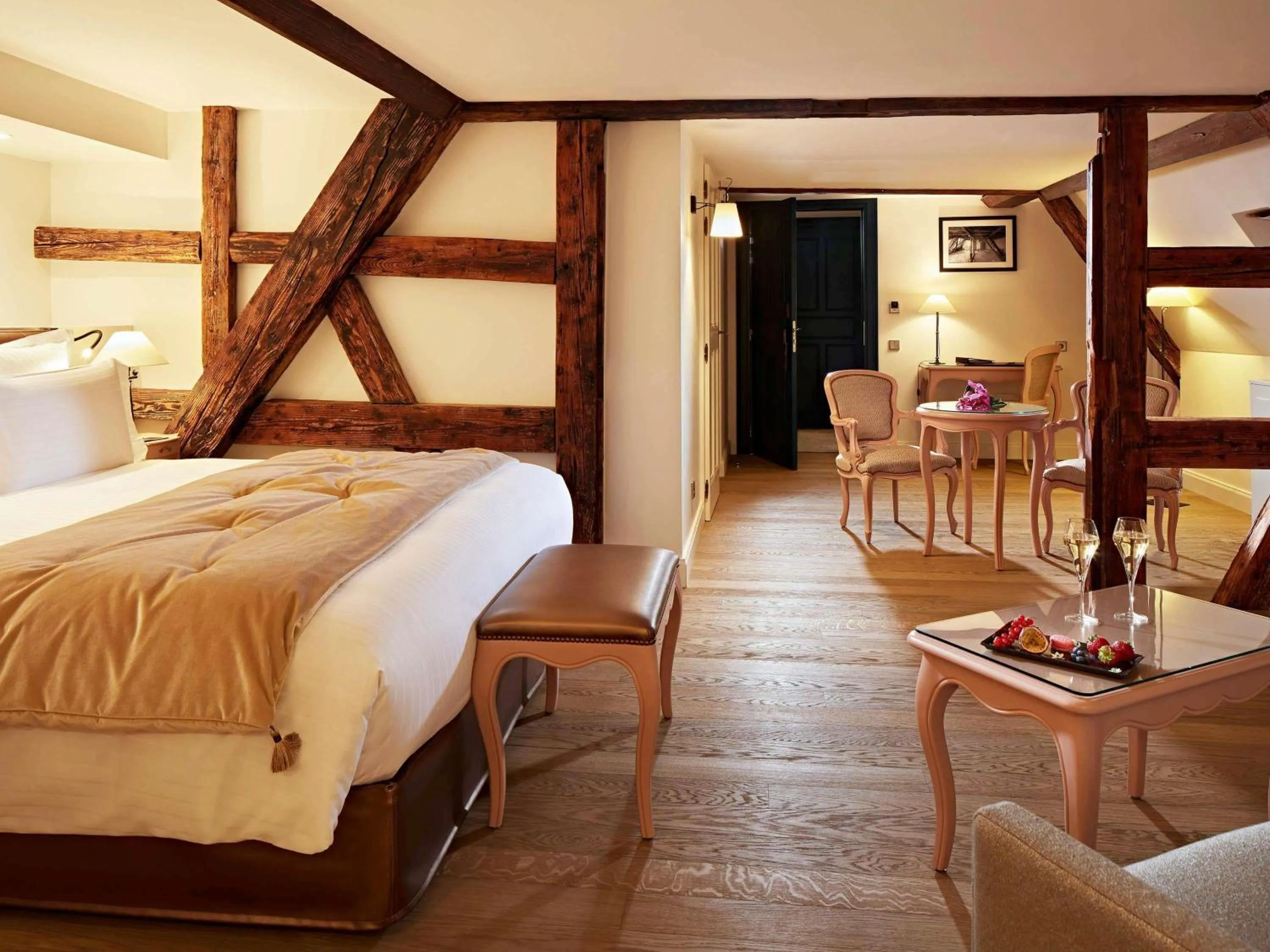 Bedroom, Bed in Cour du Corbeau Hotel Strasbourg - MGallery Collection