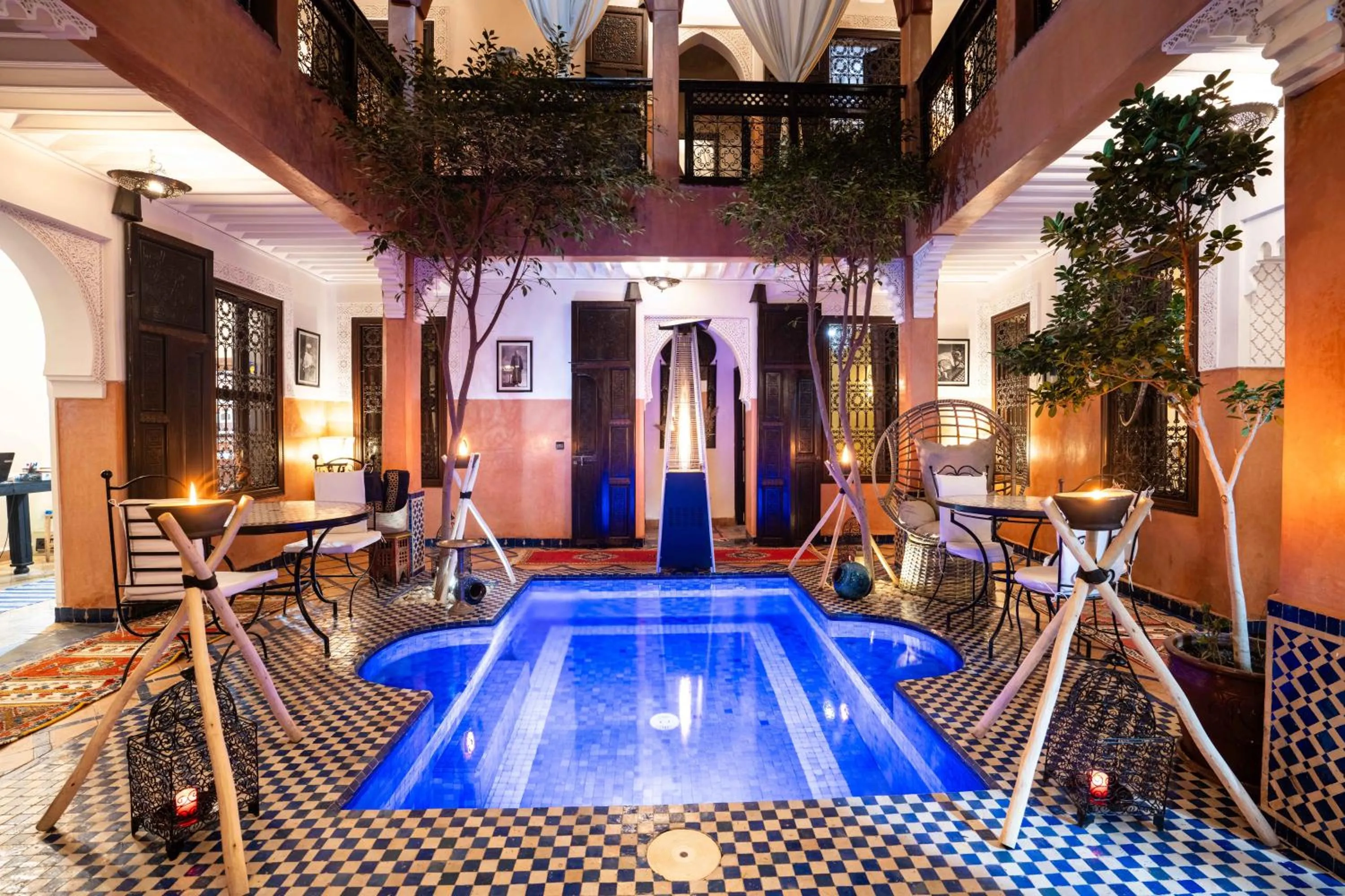 Pool view in Riad Alaka