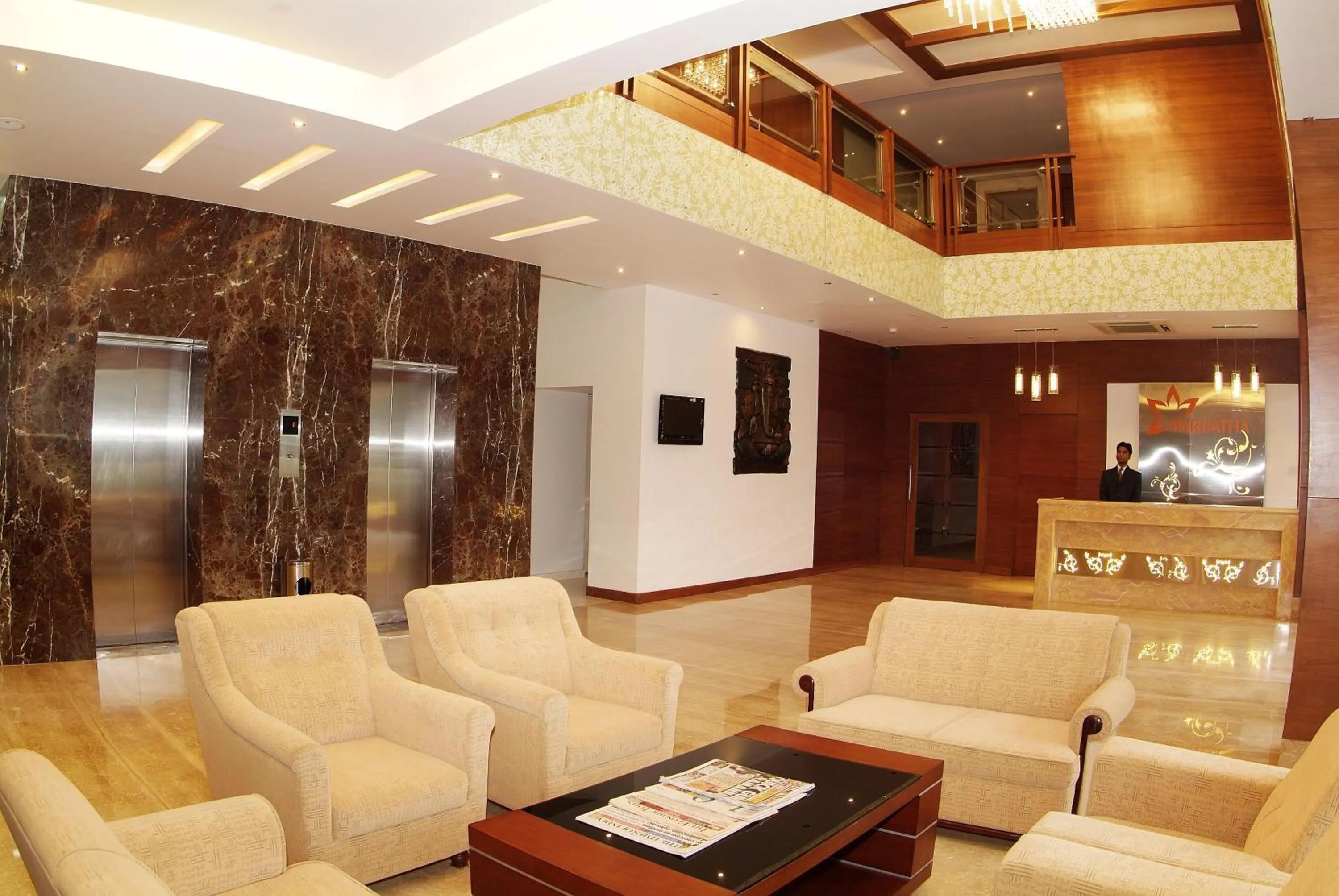 Lobby or reception in Parijatha Gateway