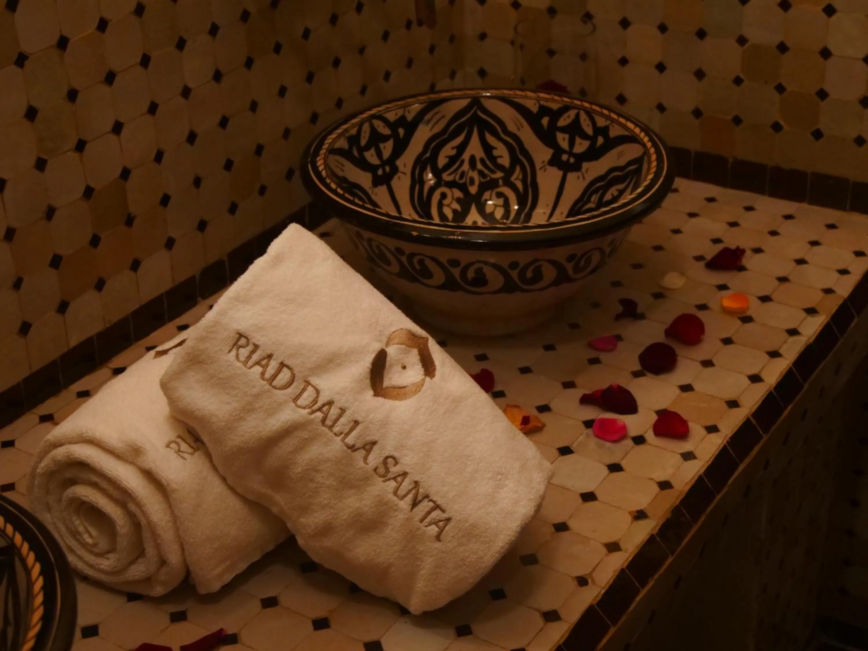 Bathroom in Riad Dalla Santa