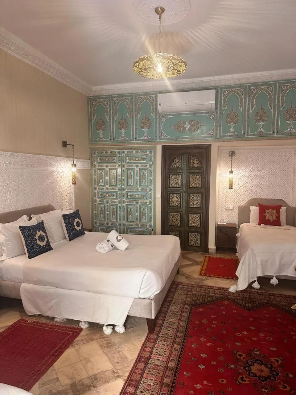 Bed in Riad Dalla Santa