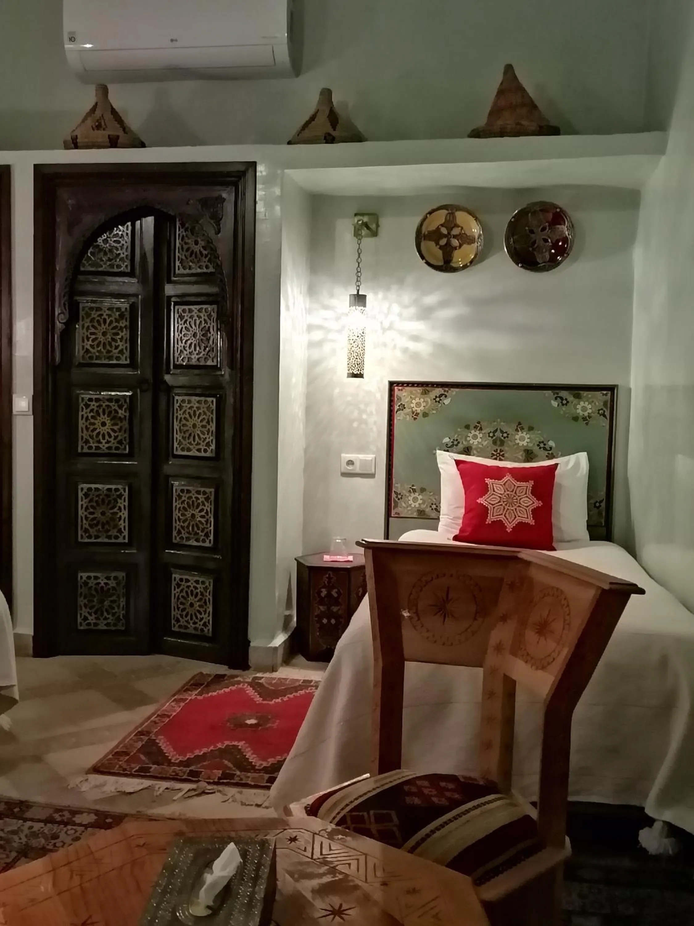 Decorative detail, Bed in Riad Dalla Santa