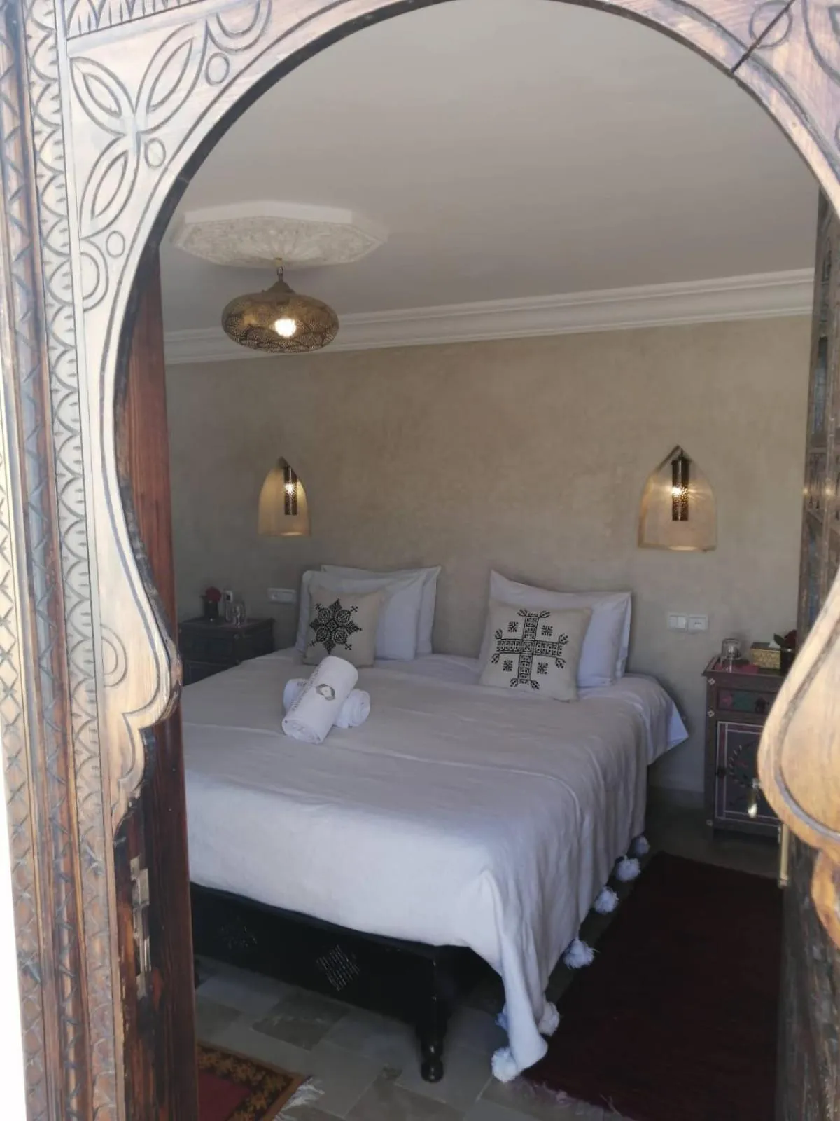 Bed in Riad Dalla Santa