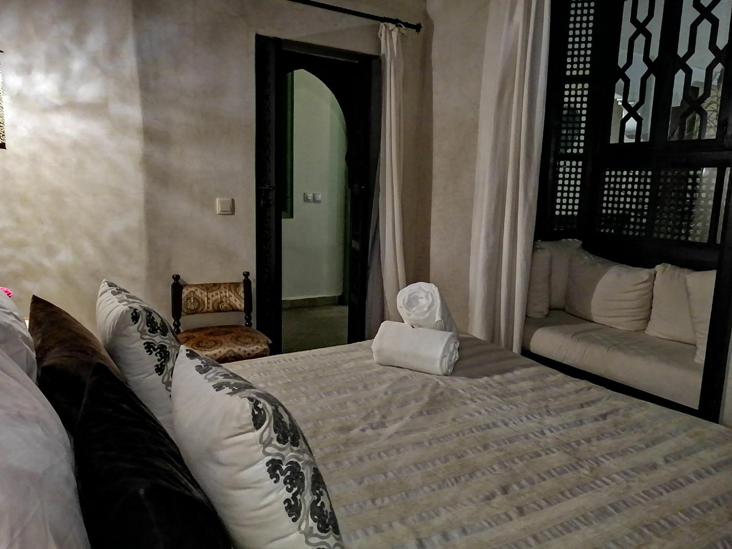 Bed in Riad Dalla Santa