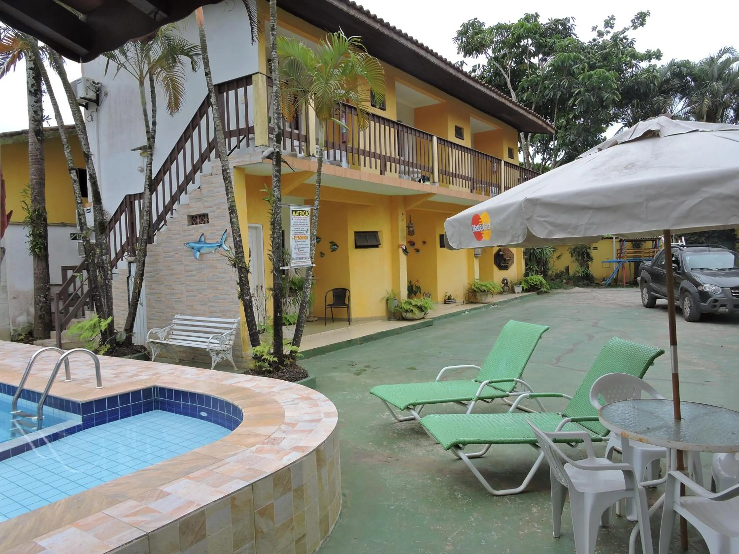 Swimming pool in Pousada Sorocotuba - Piscina Aquecida