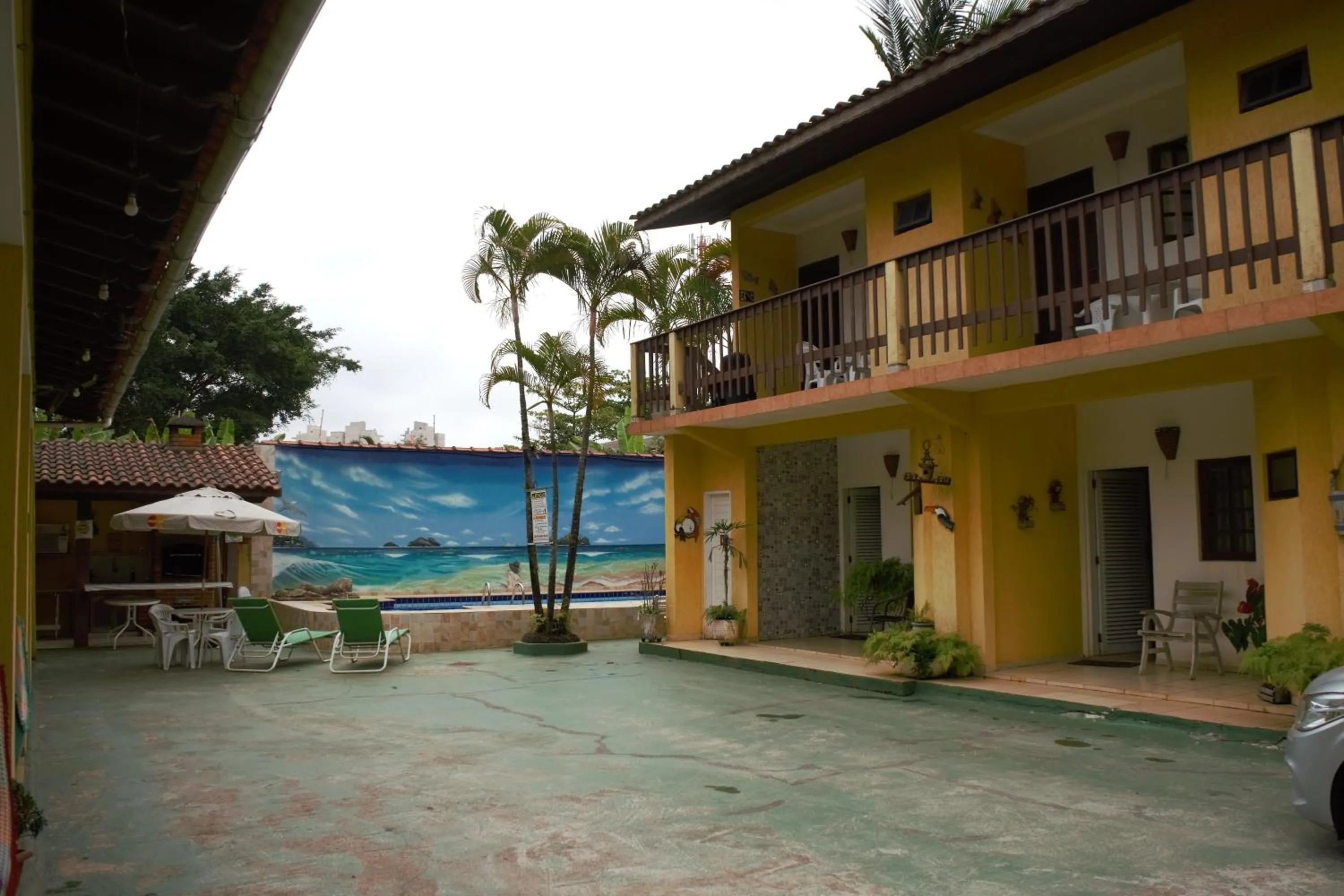 Patio in Pousada Sorocotuba - Piscina Aquecida