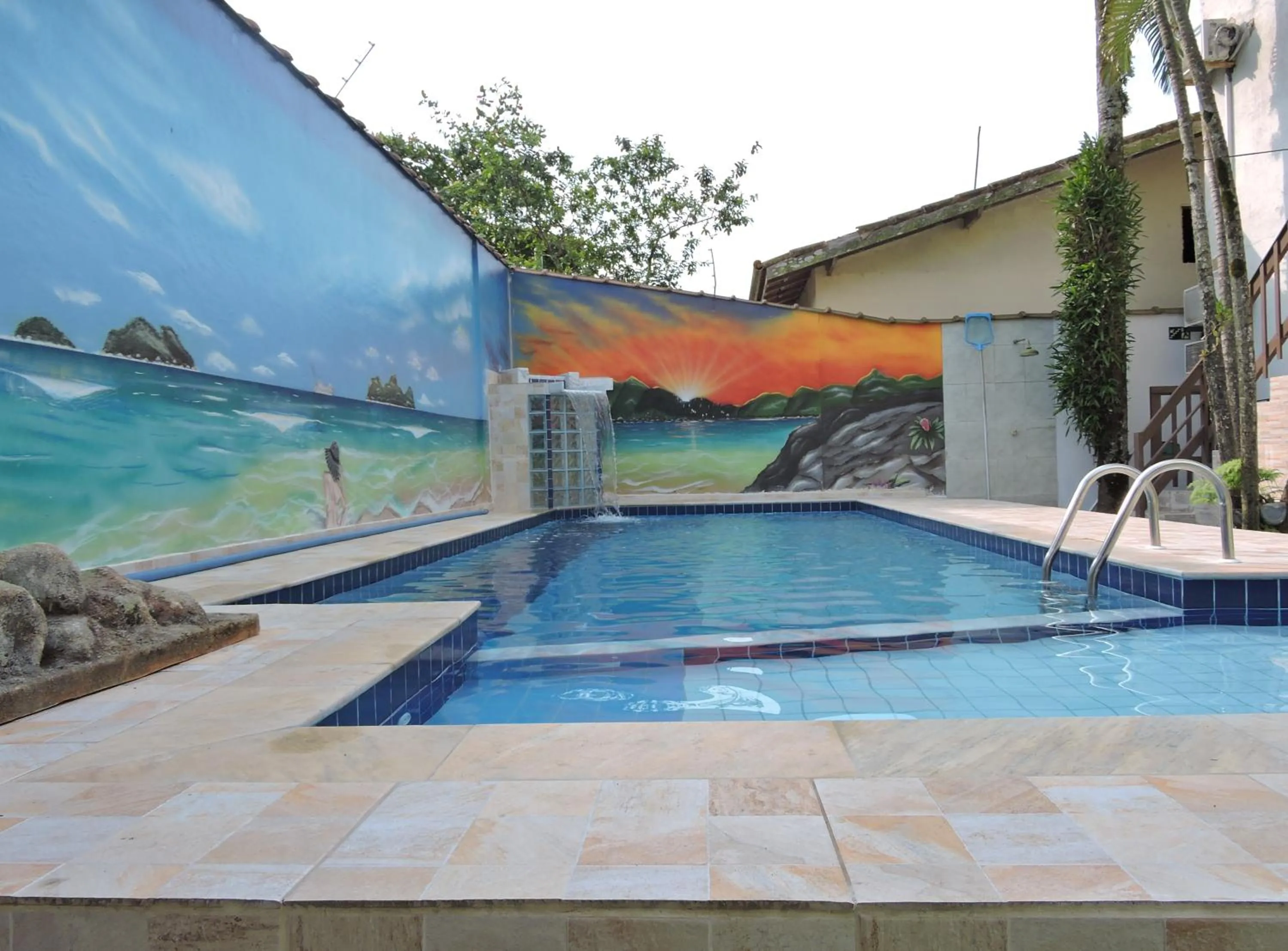 Swimming pool in Pousada Sorocotuba - Piscina Aquecida