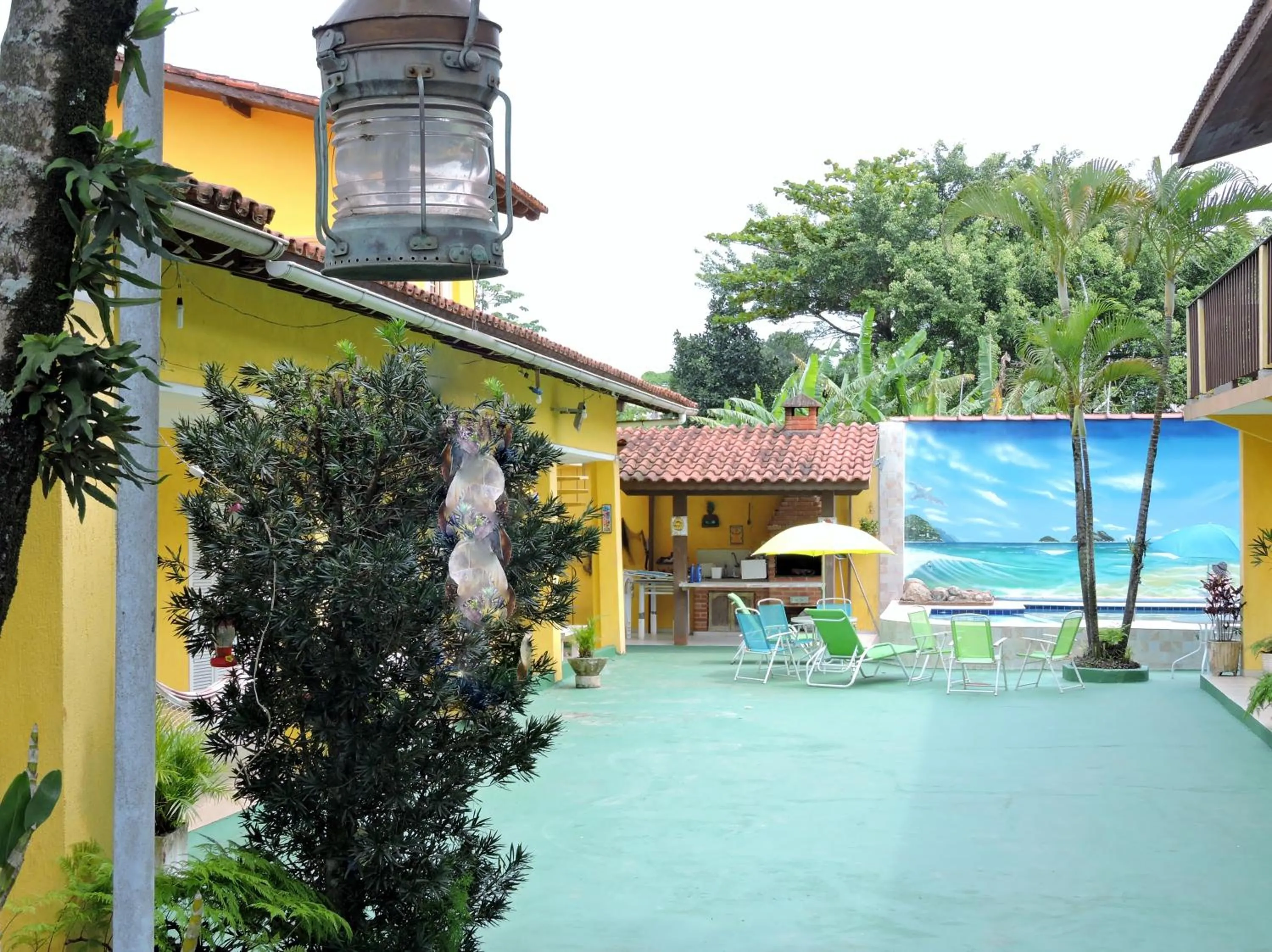 BBQ facilities in Pousada Sorocotuba - Piscina Aquecida