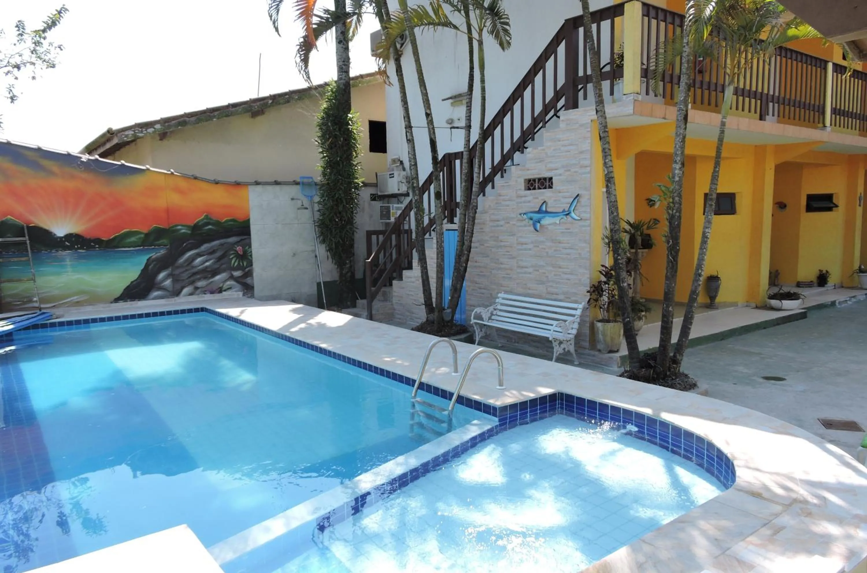 Swimming pool in Pousada Sorocotuba - Piscina Aquecida