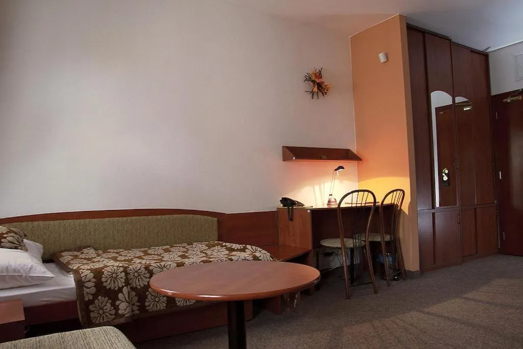 Bed in Hotel Pod Hradom