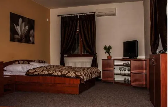 Bed in Hotel Pod Hradom