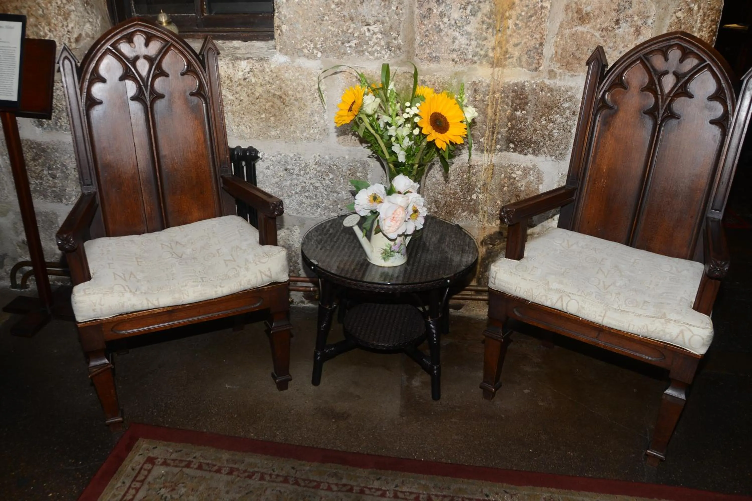 Lobby or reception in The Oxenham Arms Hotel Devon