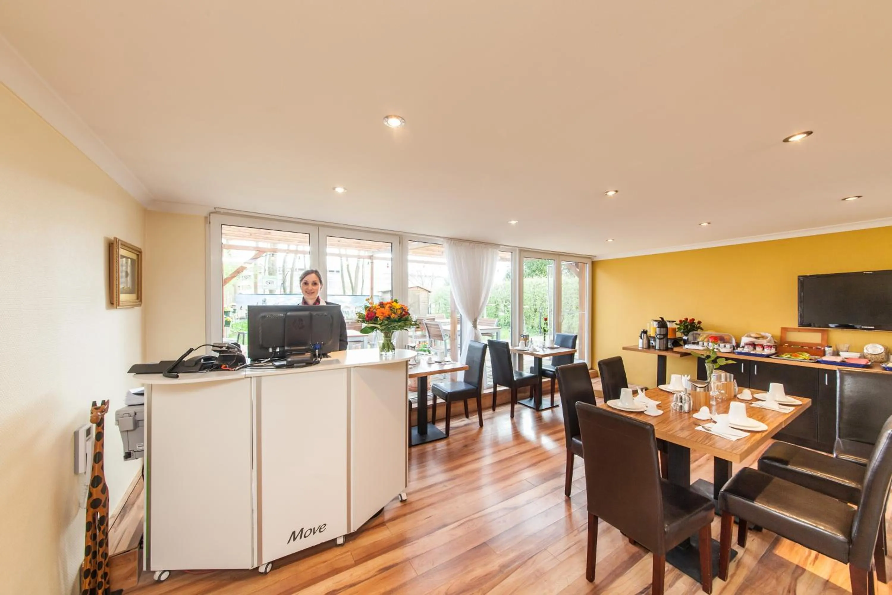 Lobby or reception in Hotel Marco Polo