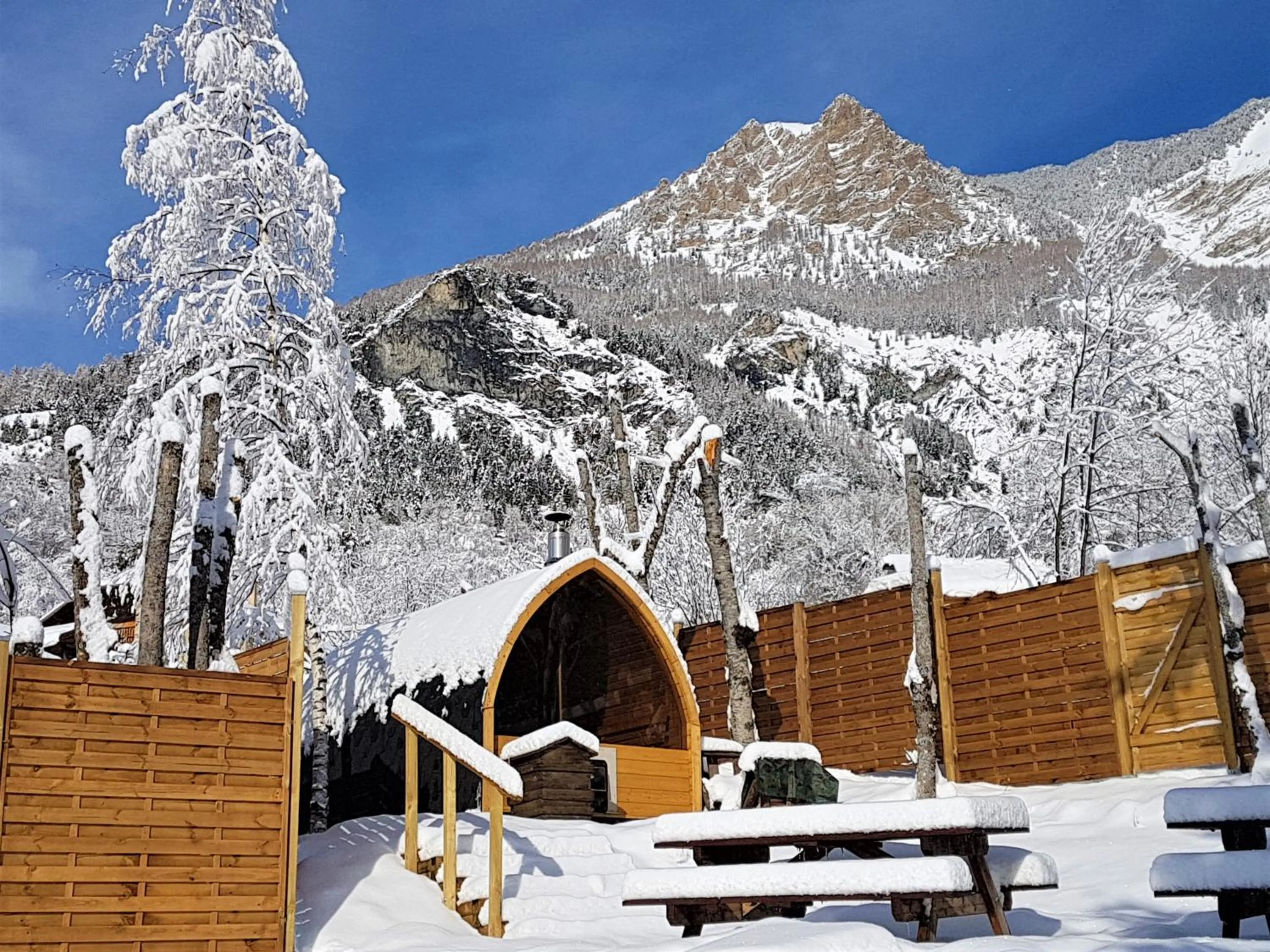 Winter in LA JARBELLE - Gîte et Spa