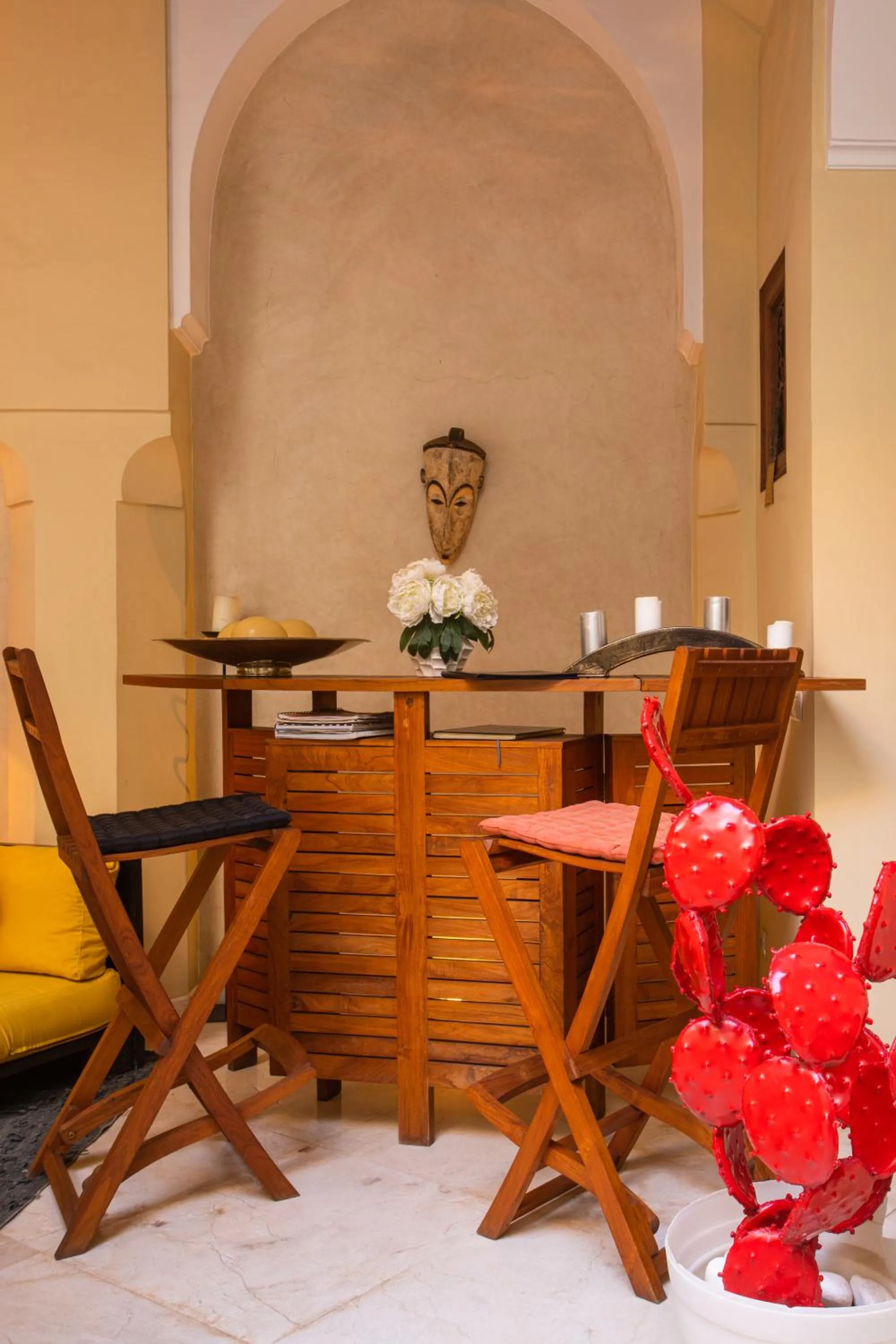 Seating area in Riad Hizad