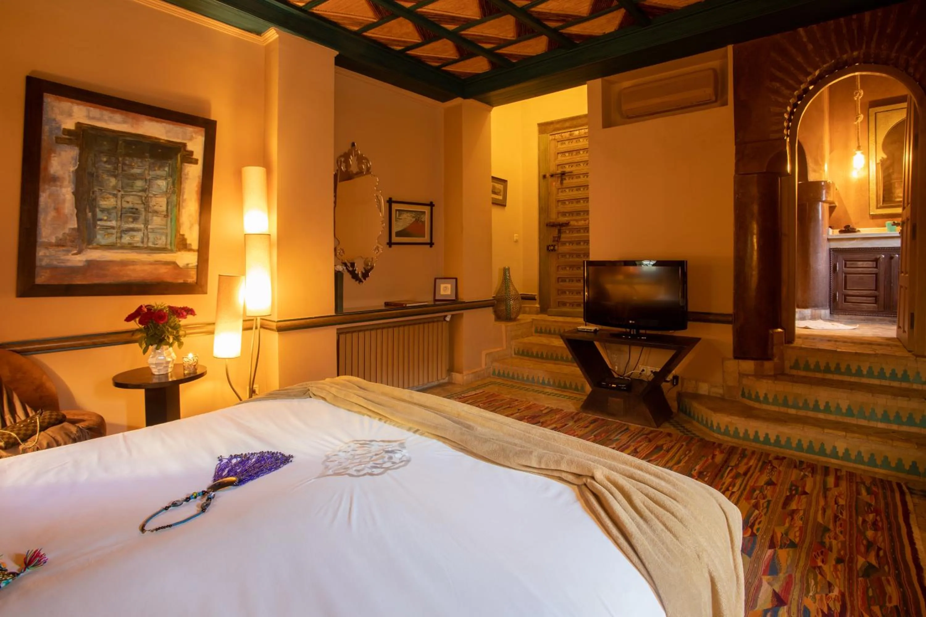 Bedroom, Bed in Riad Hizad