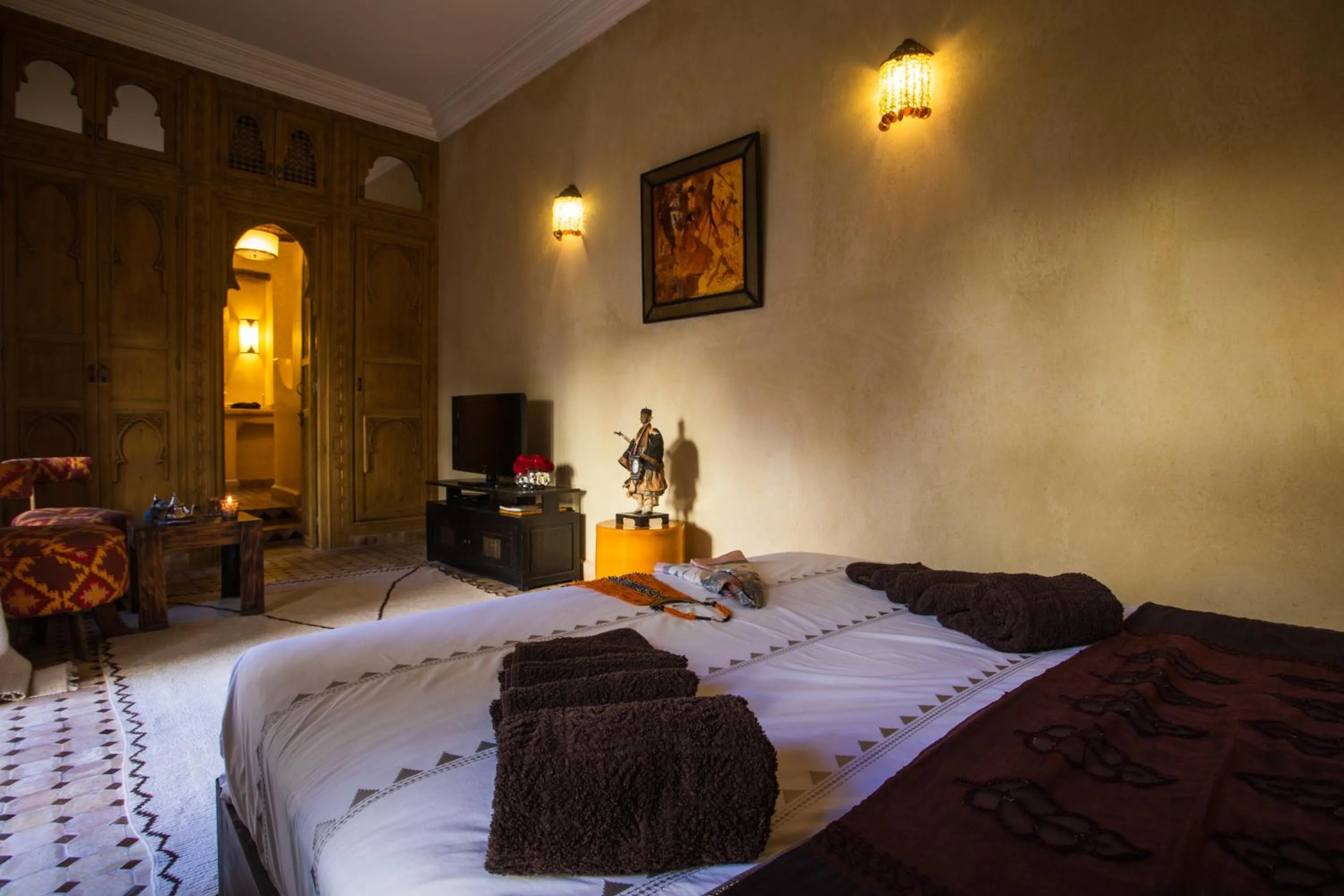 Bedroom, Bed in Riad Hizad