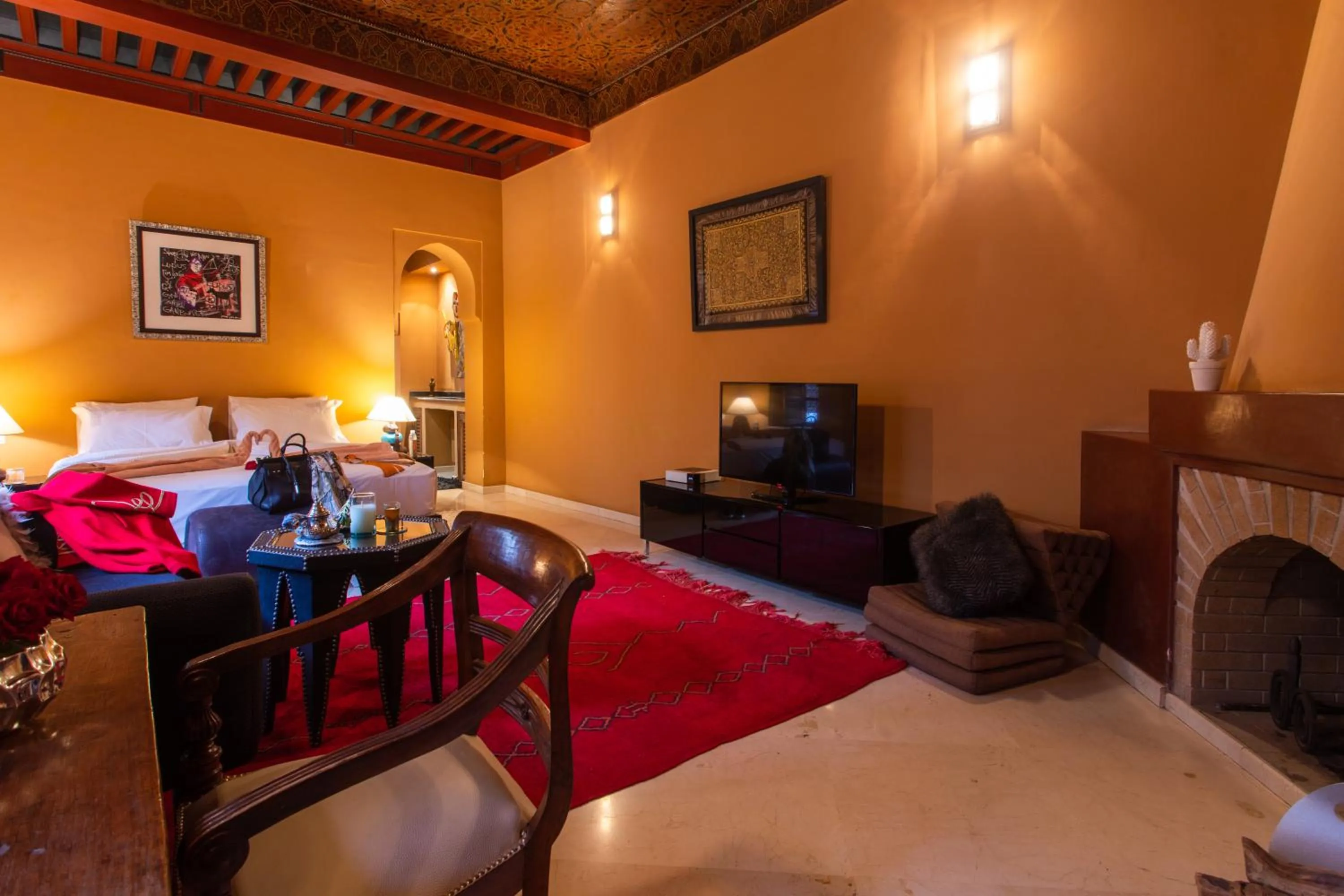 Bedroom in Riad Hizad