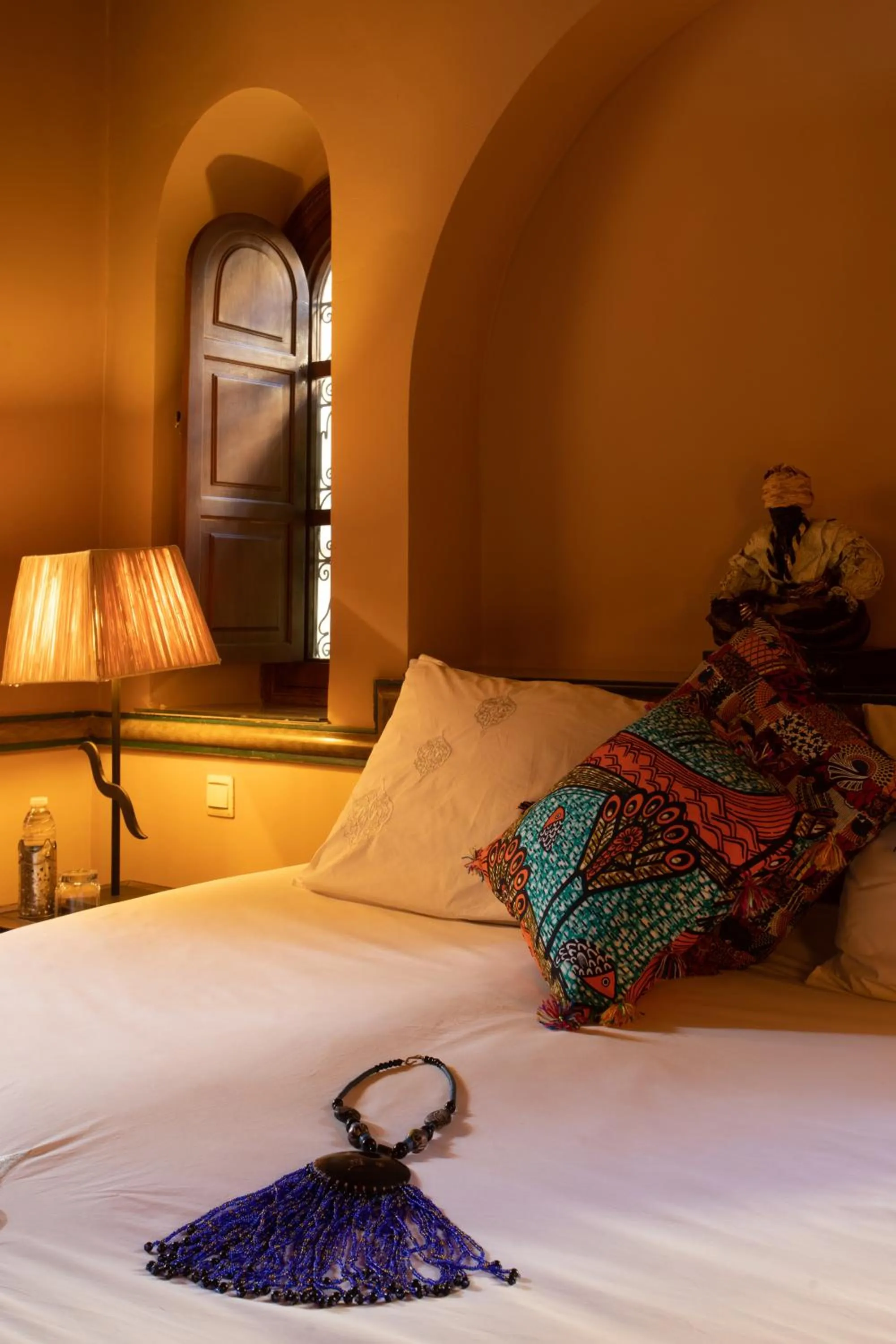 Decorative detail, Bed in Riad Hizad