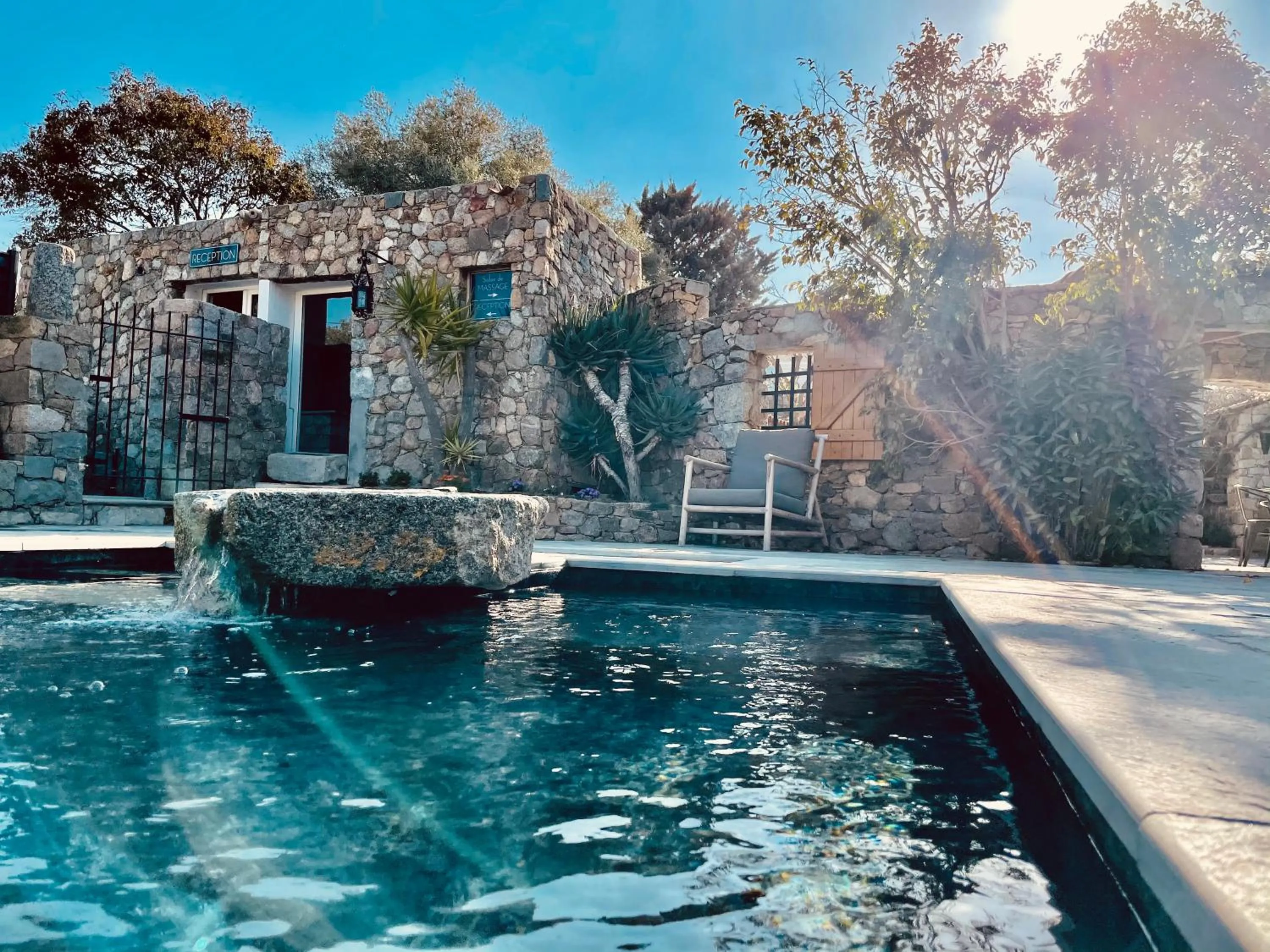 Pool view in Hôtel Casa Rossa & Spa
