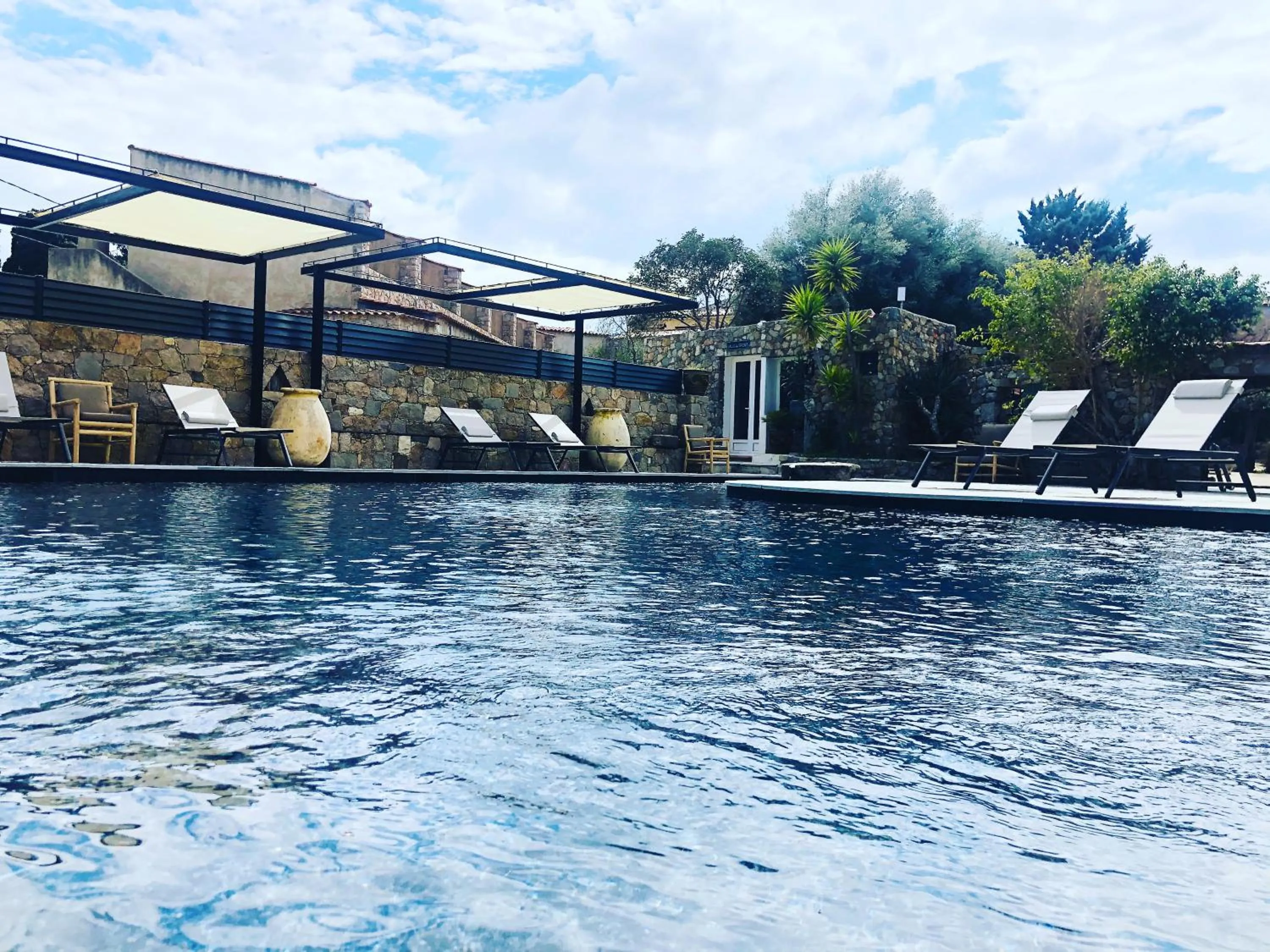 Pool view in Hôtel Casa Rossa & Spa