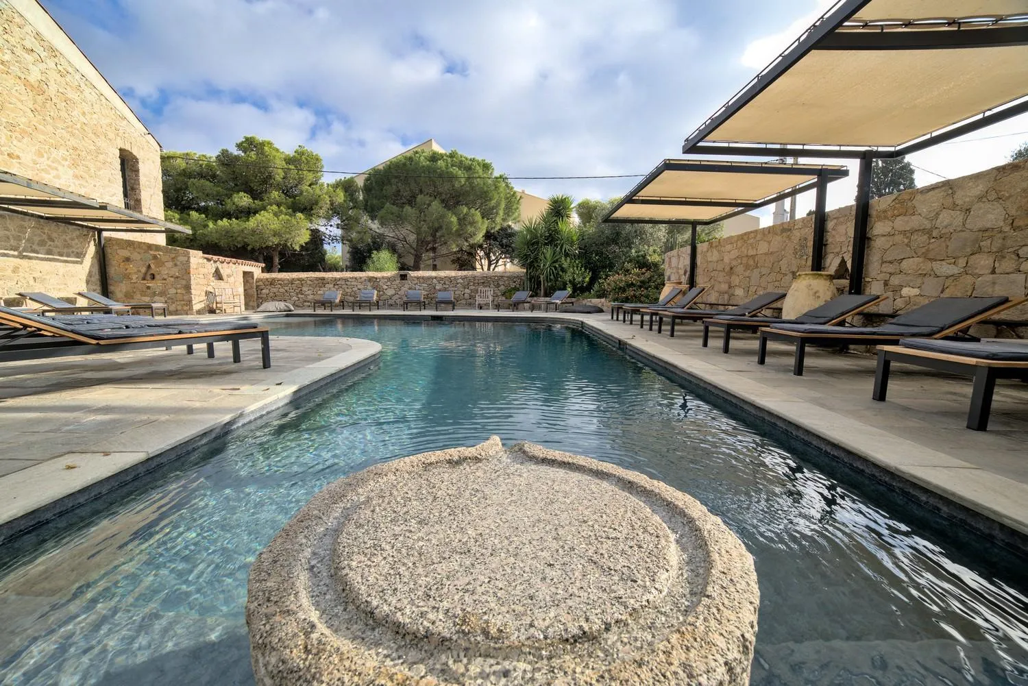 Pool view in Hôtel Casa Rossa & Spa