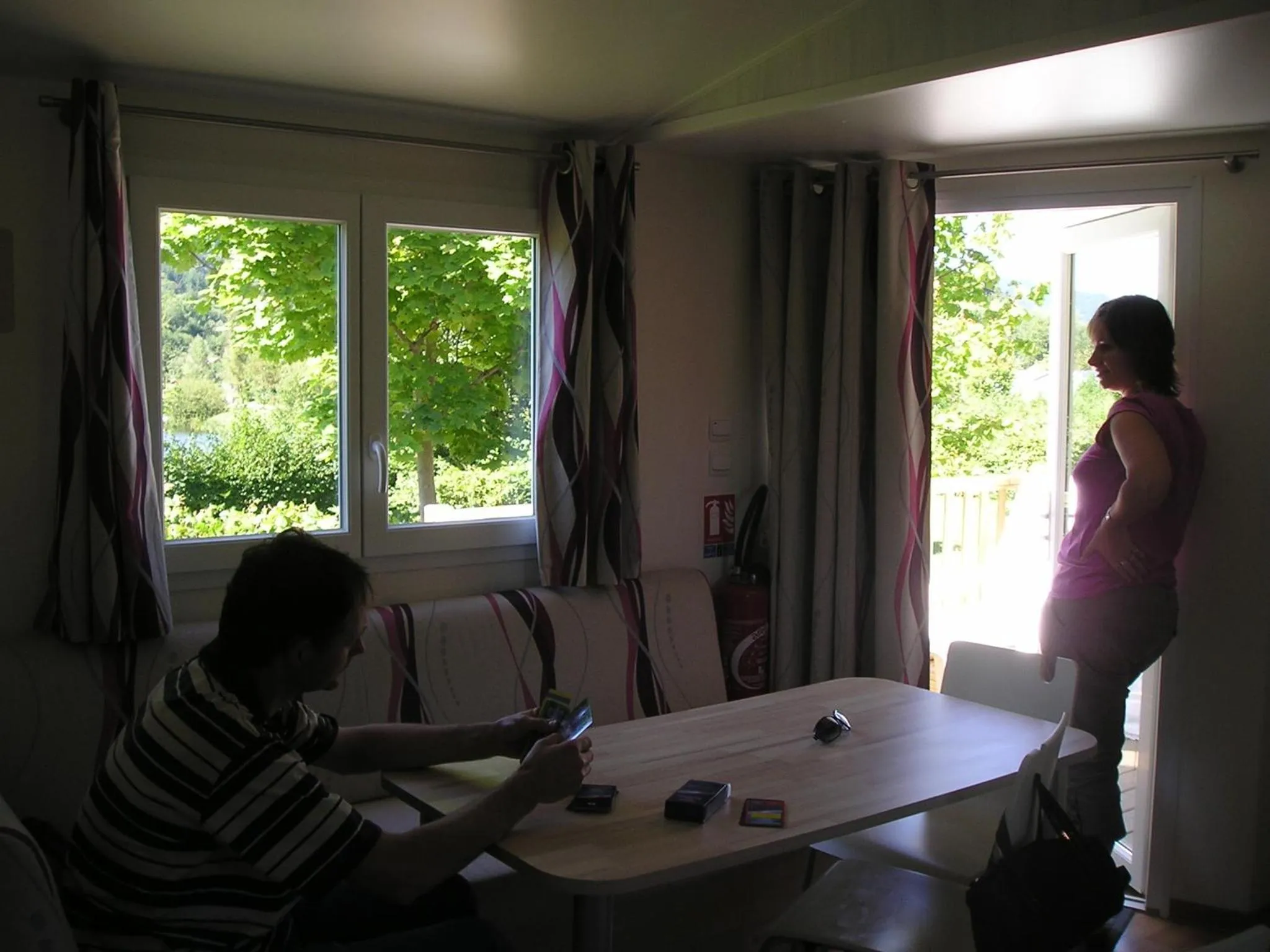 Kitchen or kitchenette in Camping Base de Loisirs du Lac de la Moselotte