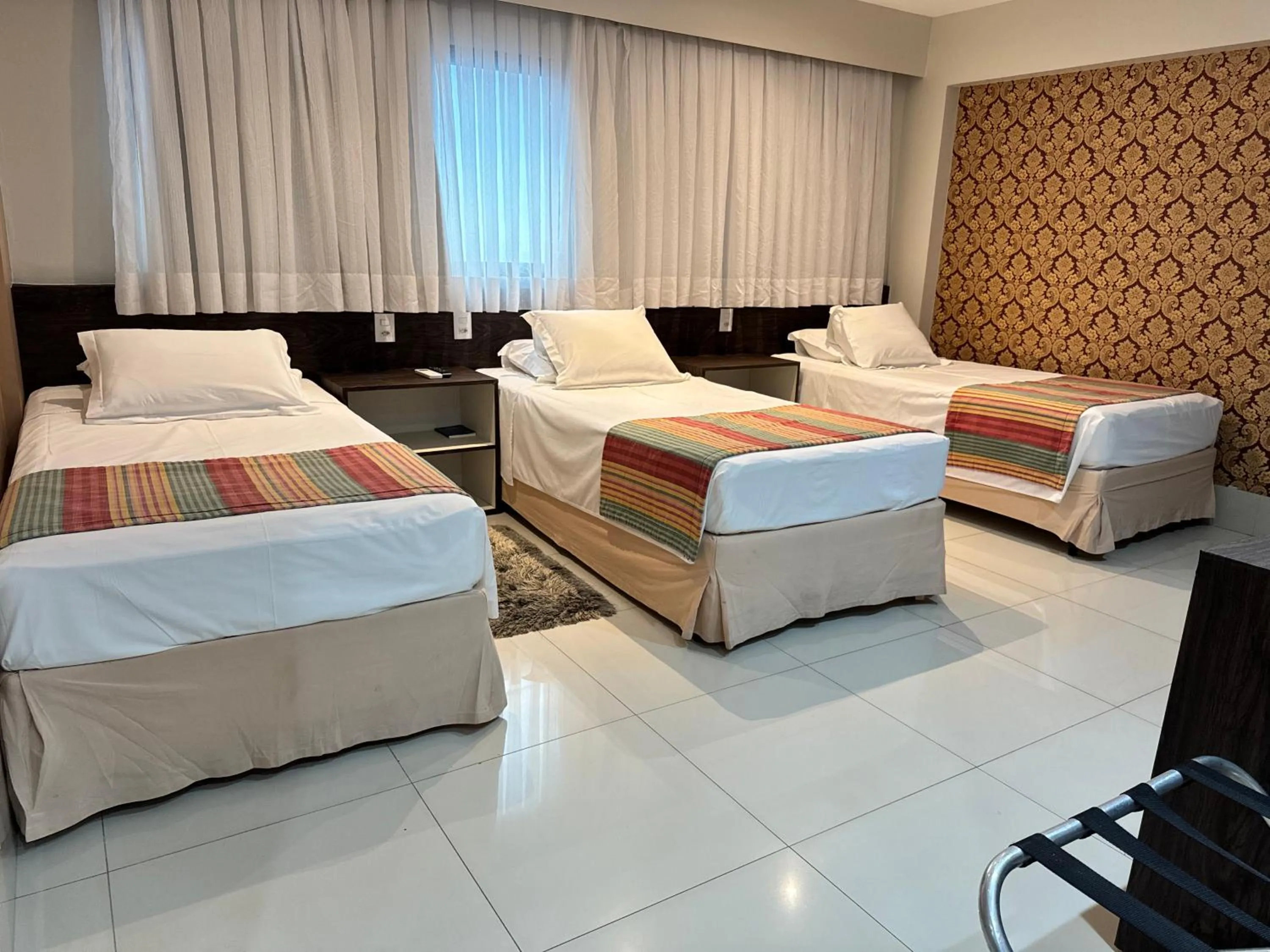 Bed in Hotel Girassol Plaza