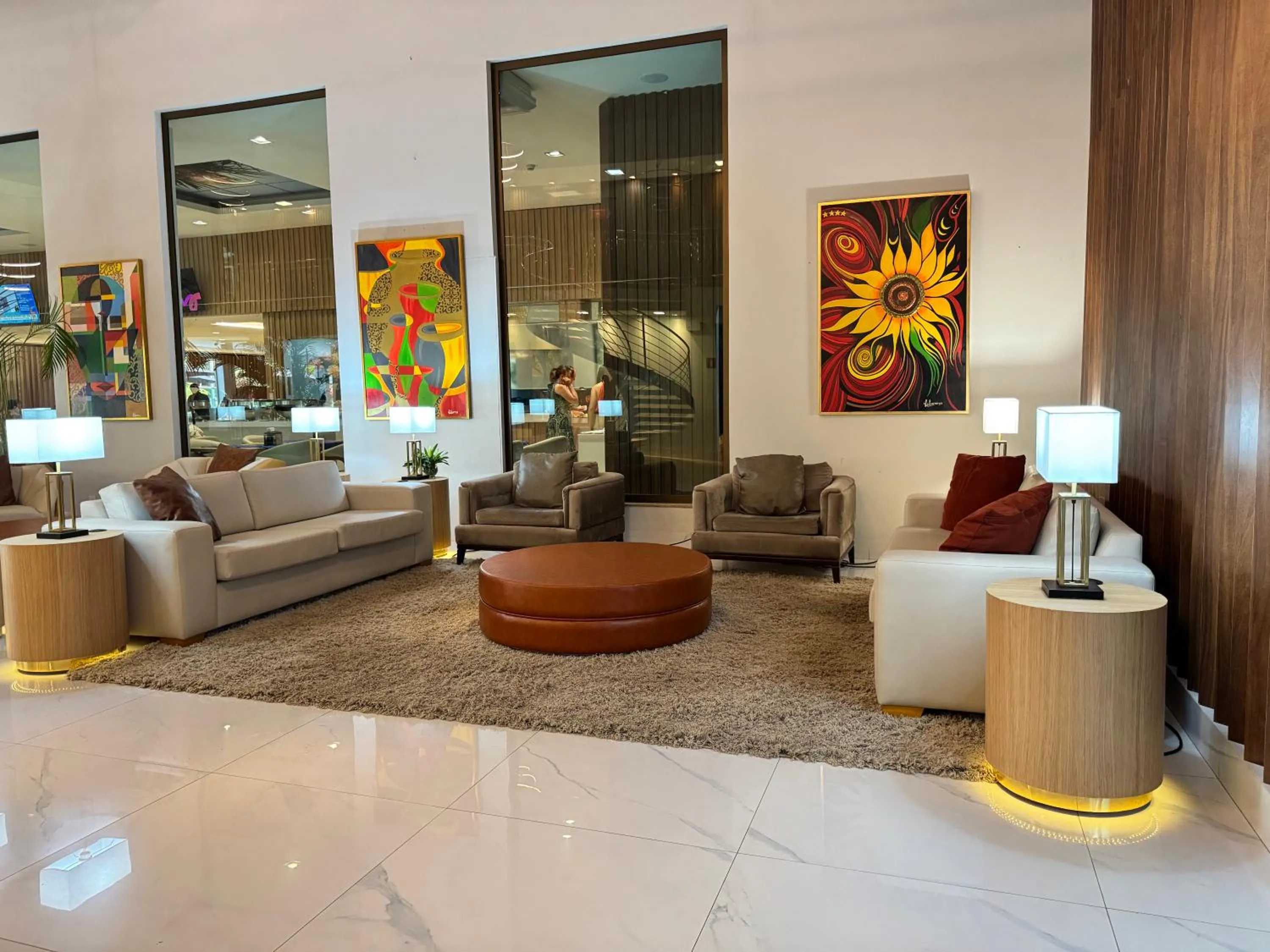 Lobby or reception in Hotel Girassol Plaza