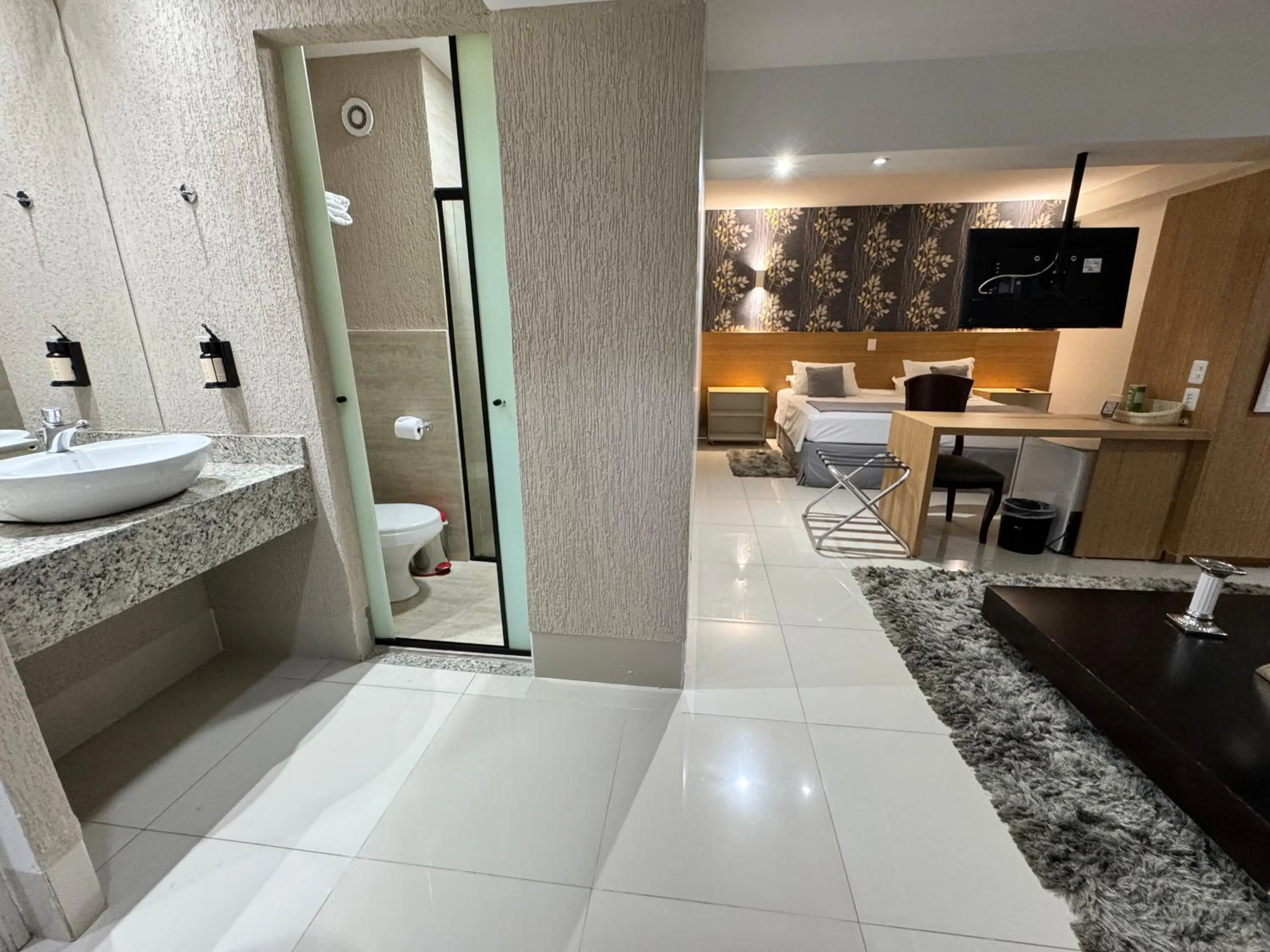 Bed in Hotel Girassol Plaza