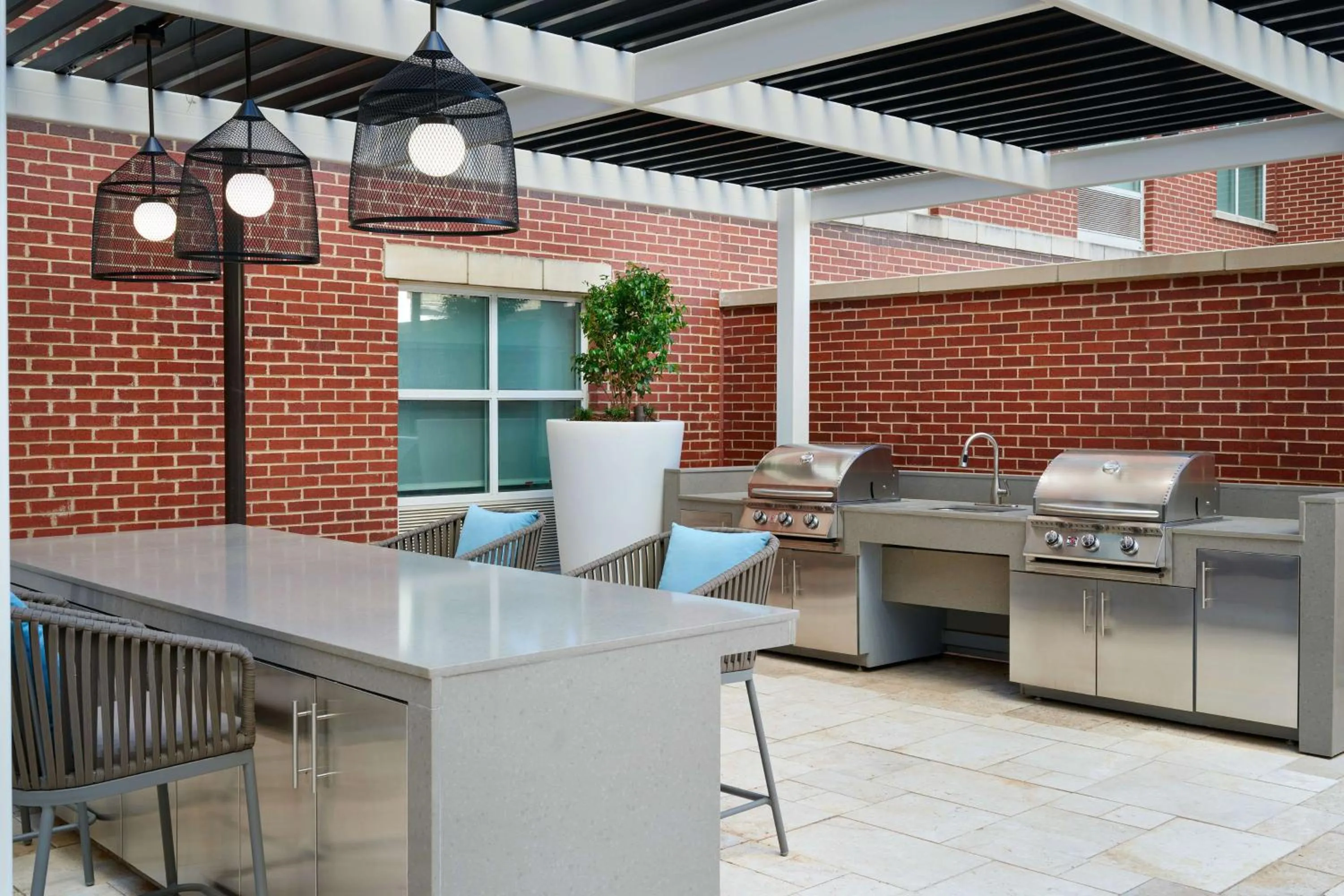 Patio in Homewood Suites Atlanta Midtown