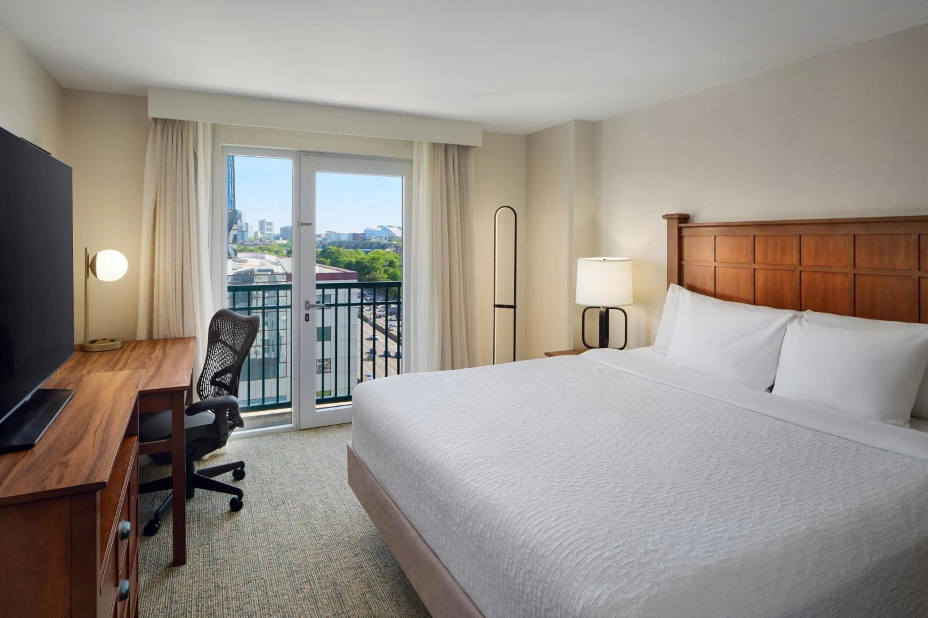 Bedroom, Bed in Homewood Suites Atlanta Midtown