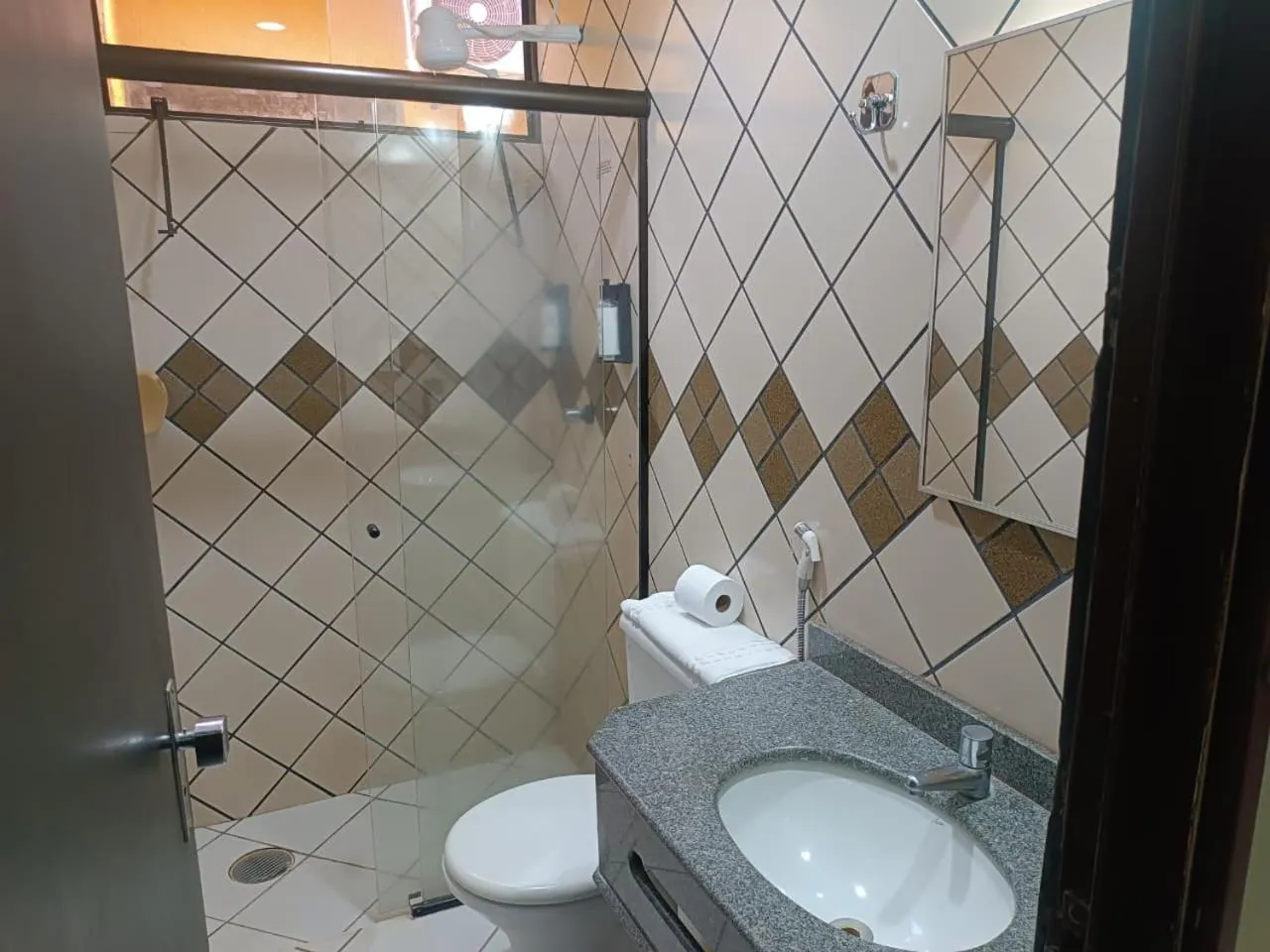 Bathroom in Pousada dos Girassóis