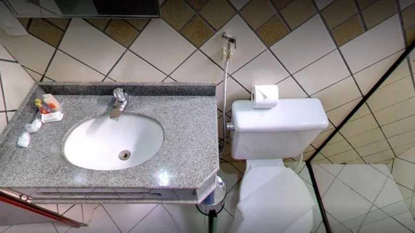 Bathroom in Pousada dos Girassóis