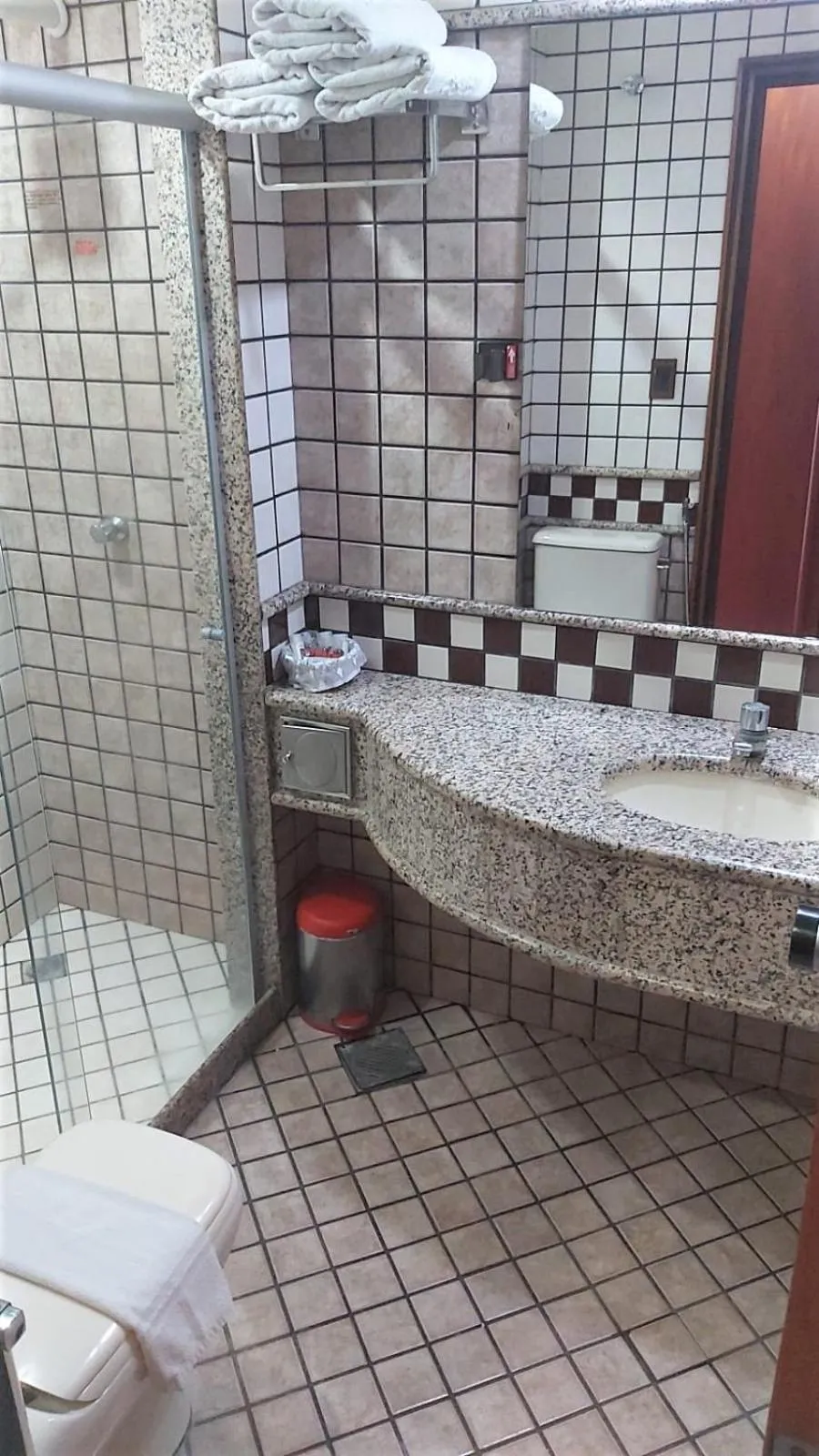 Bathroom in Pousada dos Girassóis