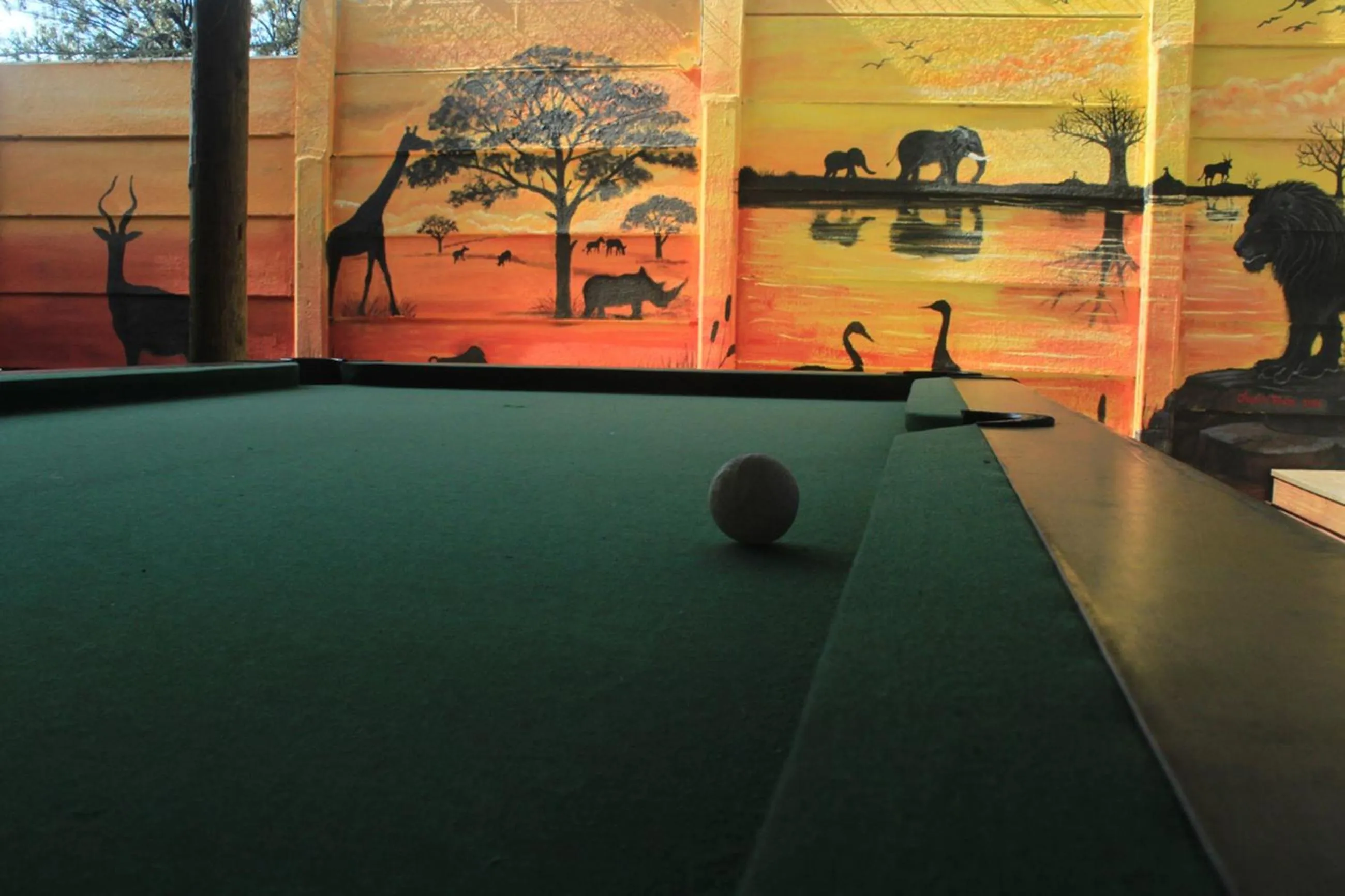 Game Room in Big Blue Backpackers