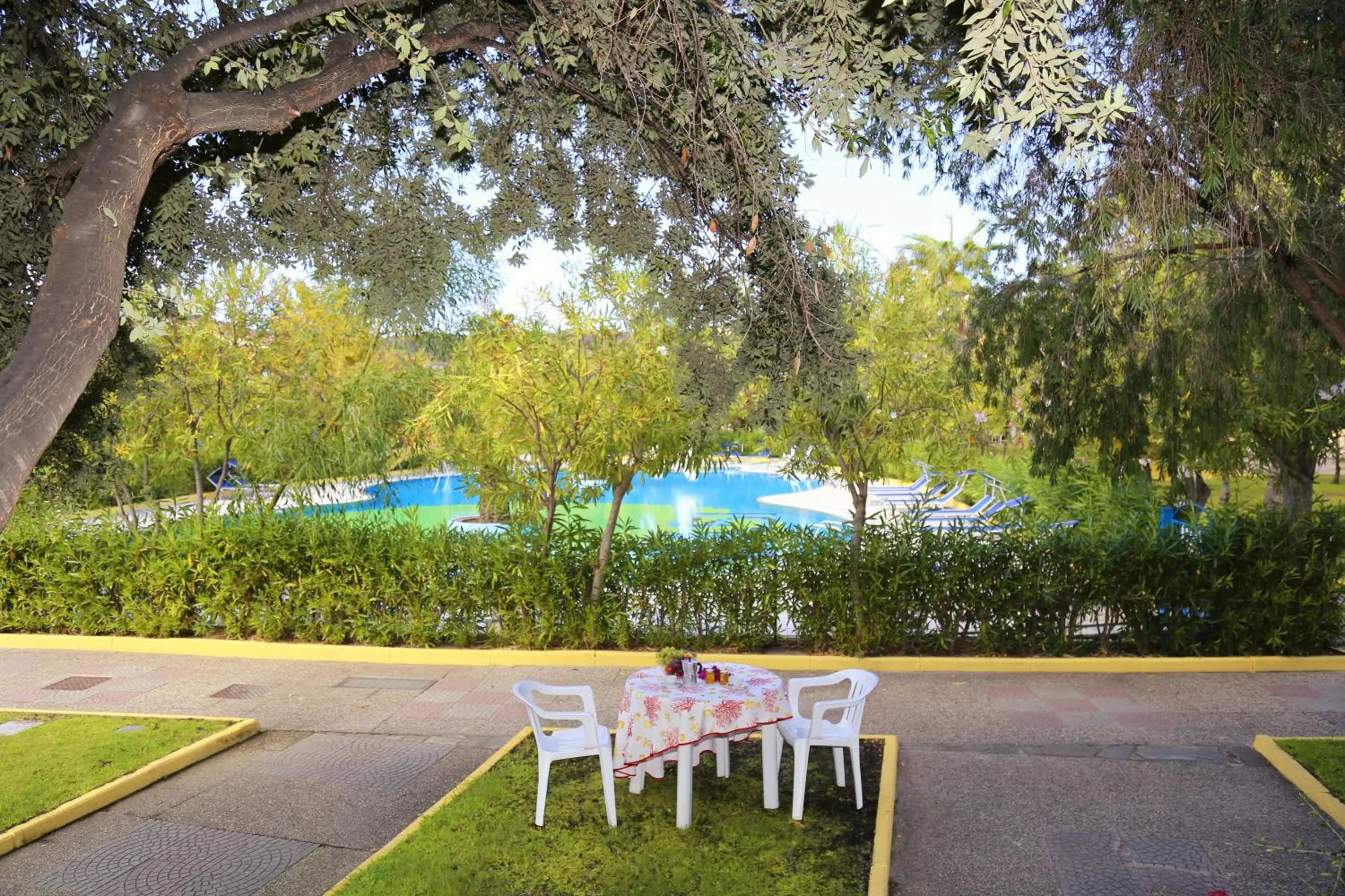 Garden view in Residence Oasi Anfiteatro