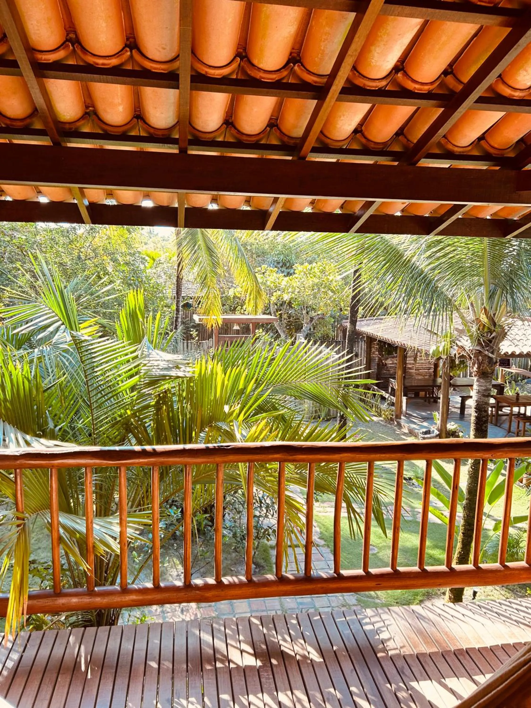 Natural landscape in Pousada Habitat Caraíva