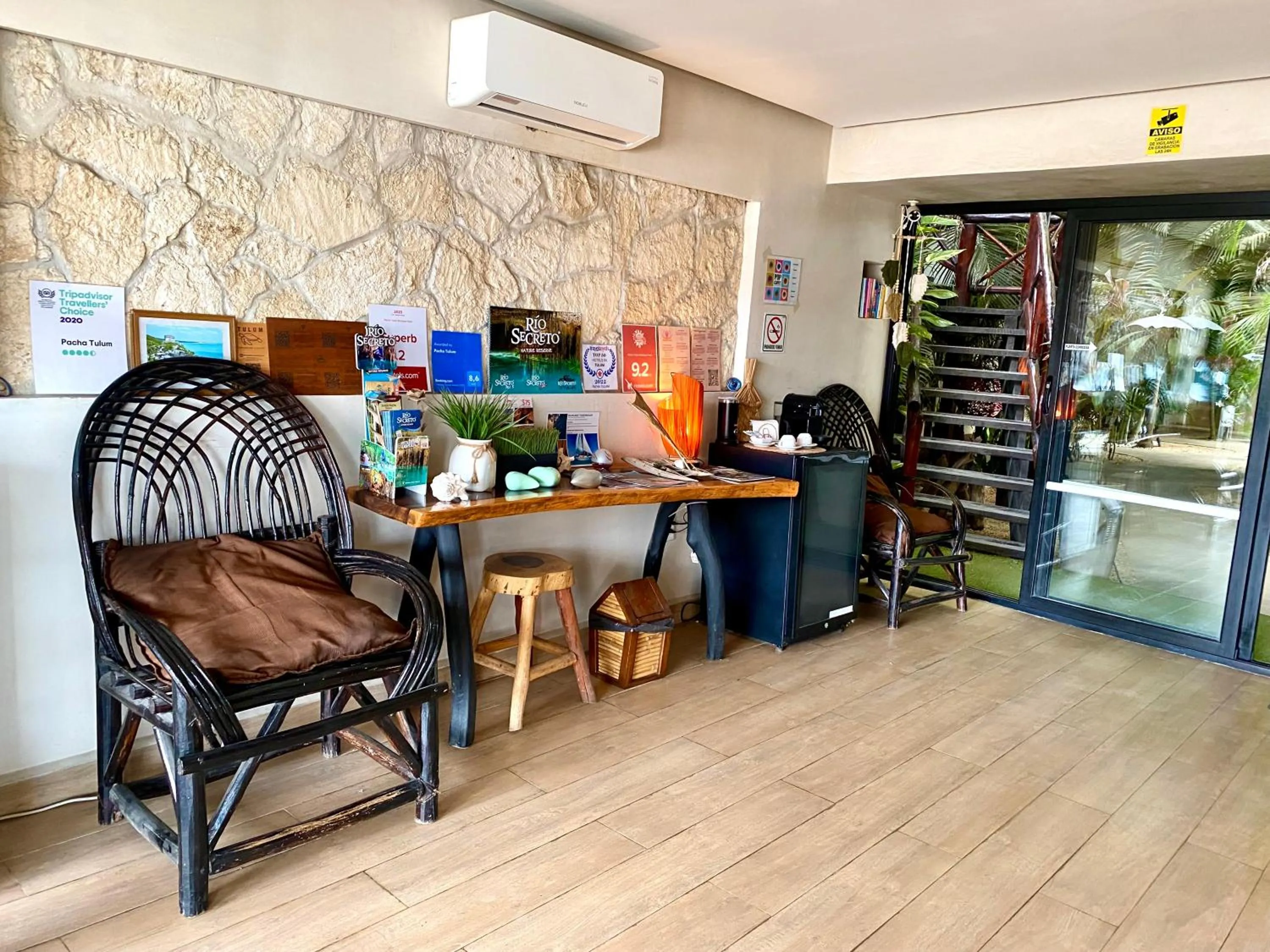 Lobby or reception in Pacha Tulum Boutique Hotel