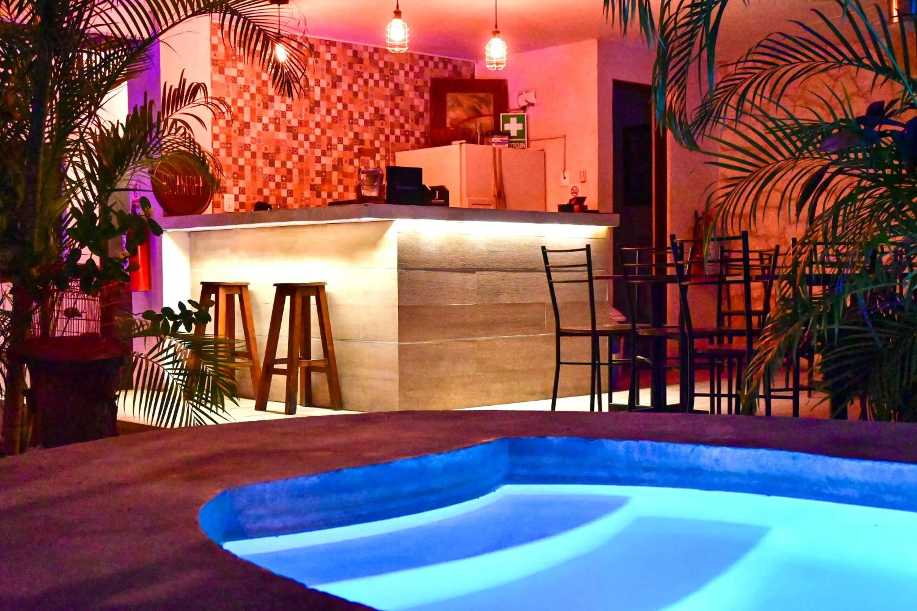 Patio in Pacha Tulum Boutique Hotel