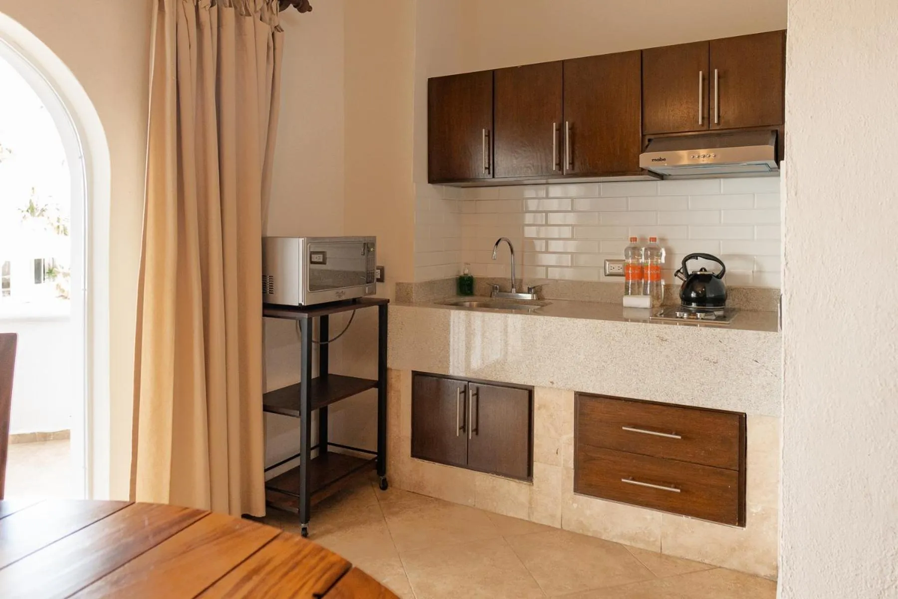 Kitchen or kitchenette in Hotel & Suites El Moro