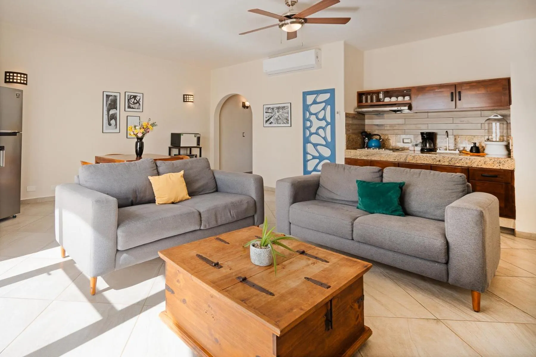 Kitchen or kitchenette in Hotel & Suites El Moro