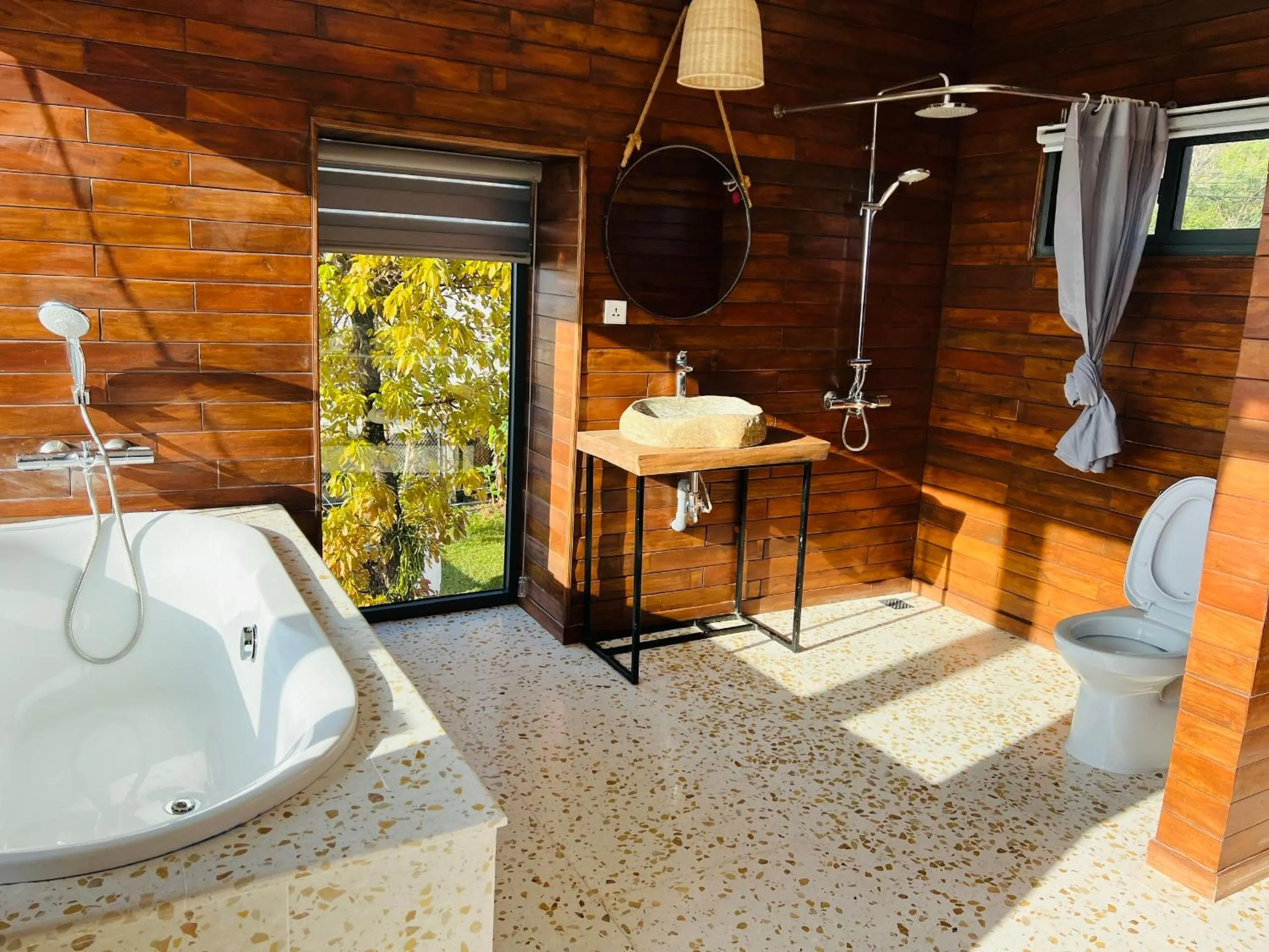 Hot Tub in Lotus Home