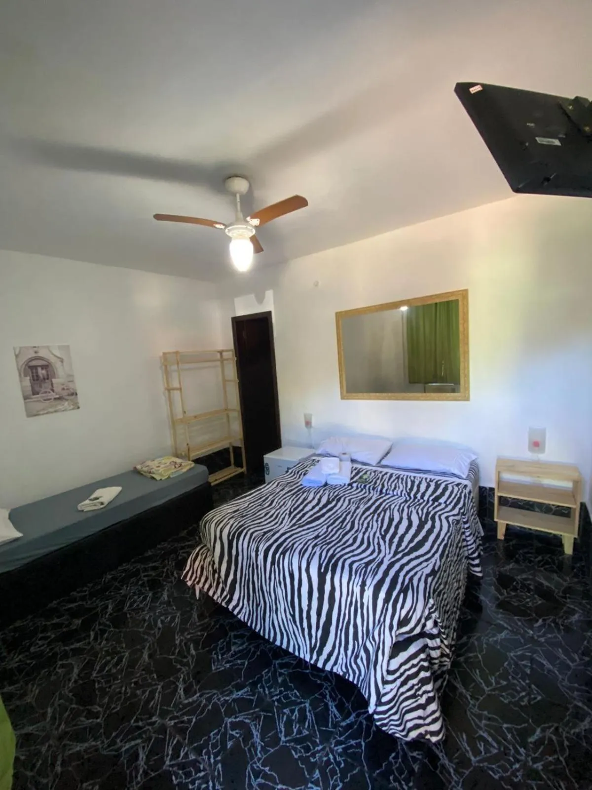 Bed in Pousada Ferradura Beach