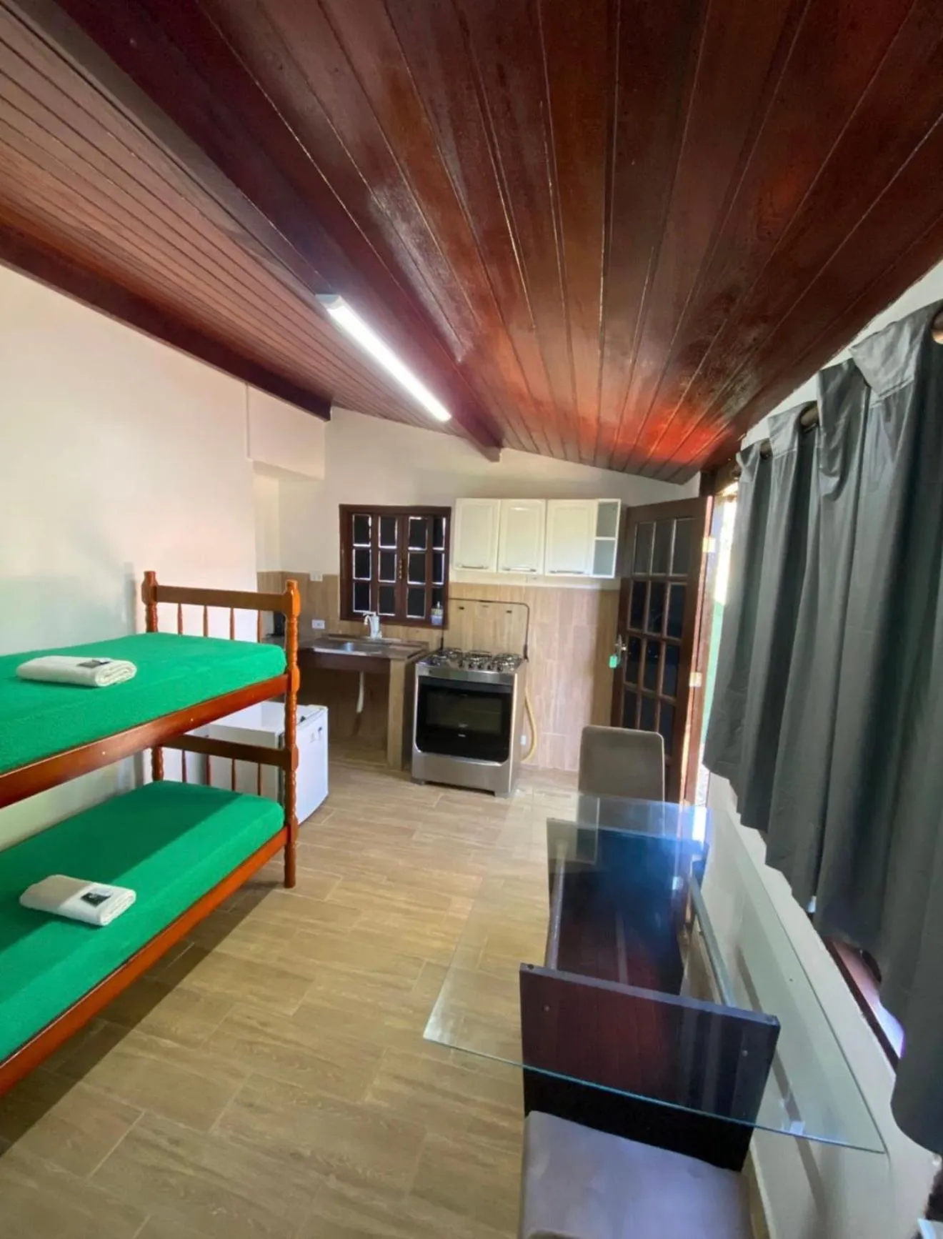 Bed in Pousada Ferradura Beach