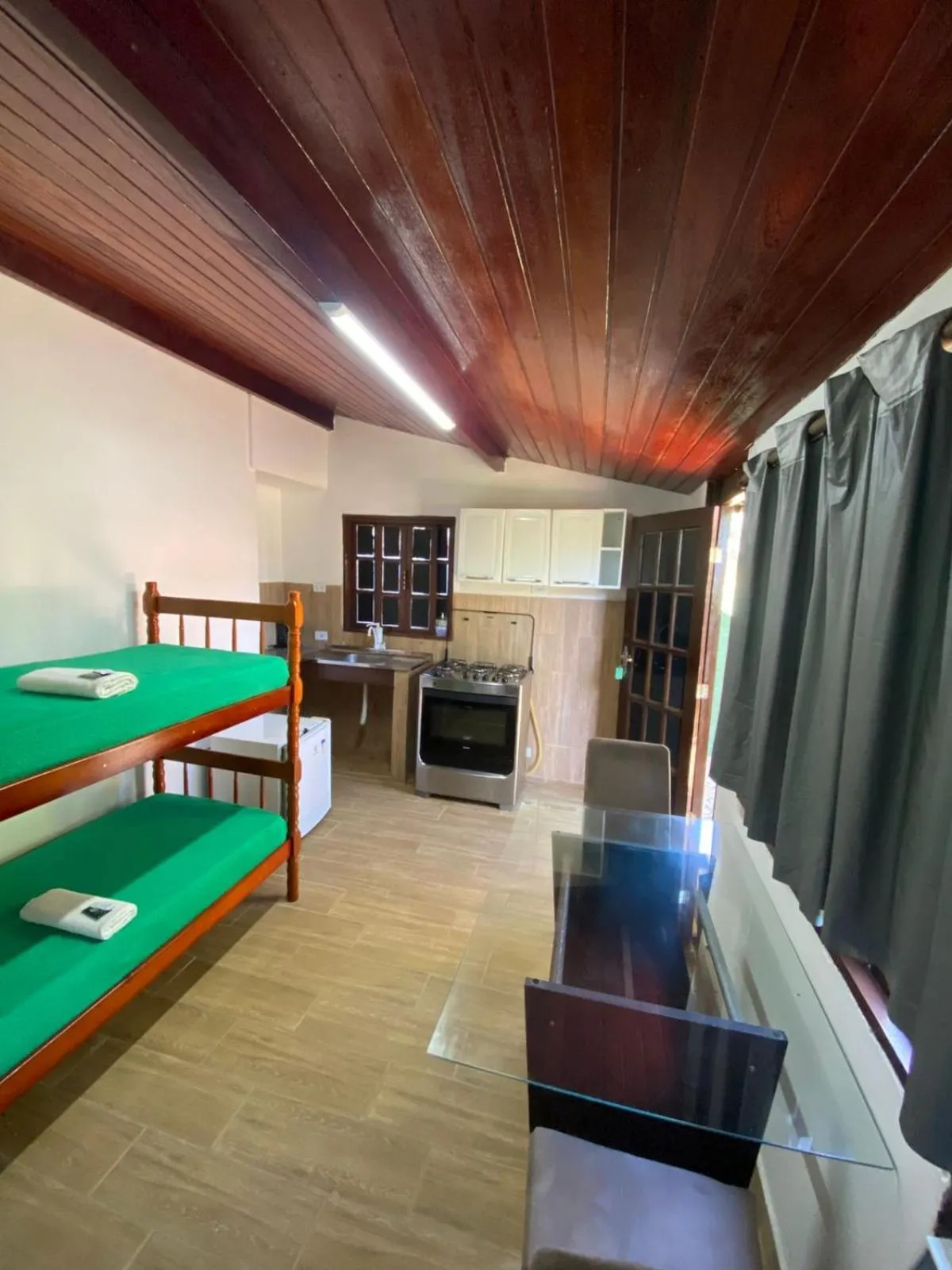 Bed in Pousada Ferradura Beach