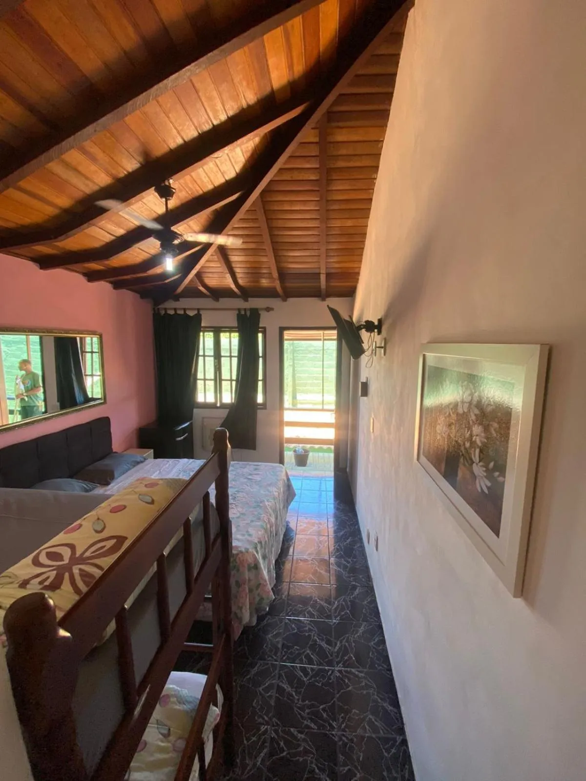 Bed in Pousada Ferradura Beach